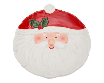 Foto 2 | Foto 2 | Charola Decorativa de Navidad Santa Plate L de Cerámica
