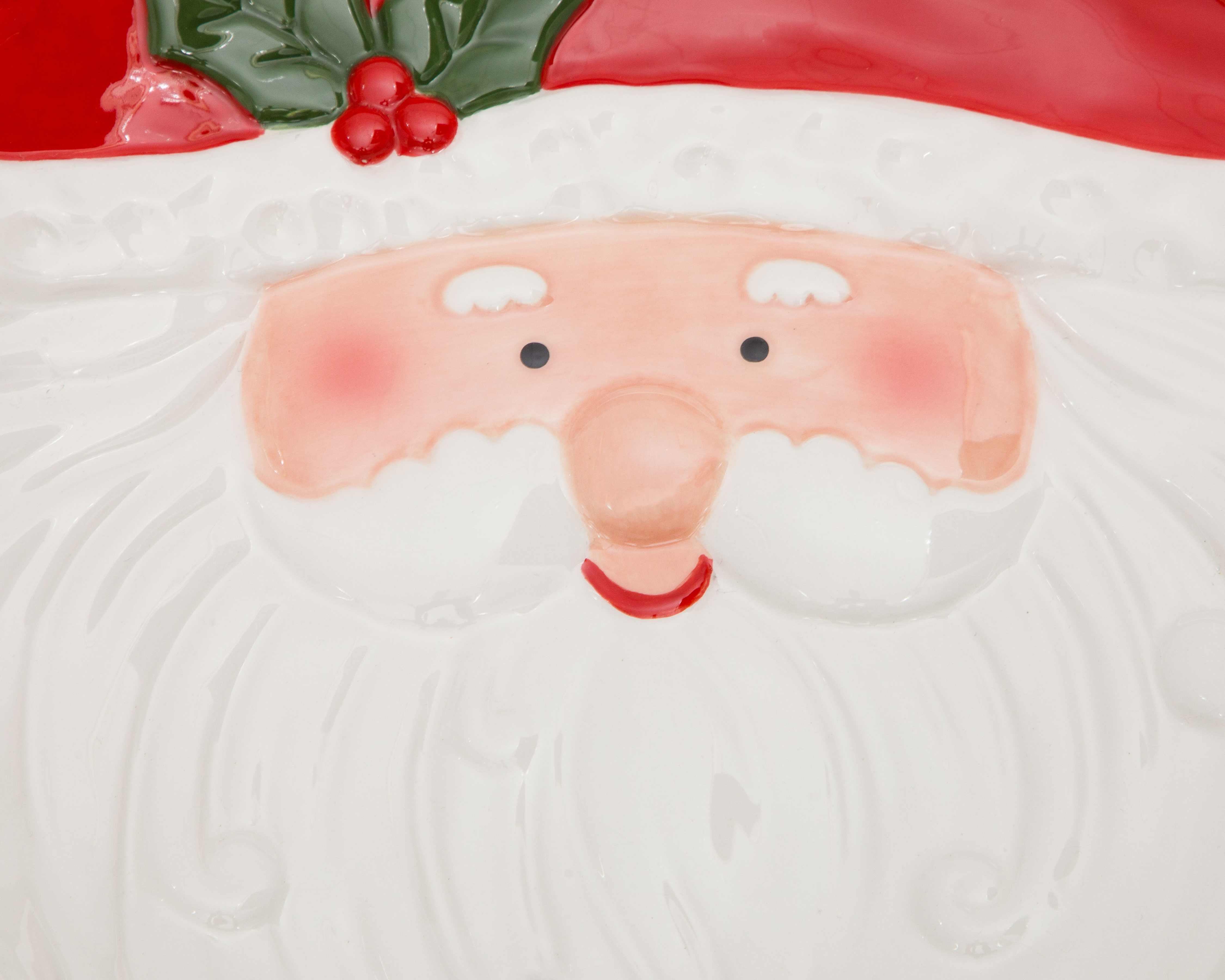 Foto 4 pulgar | Foto 3 | Charola Decorativa de Navidad Santa Plate L de Cerámica