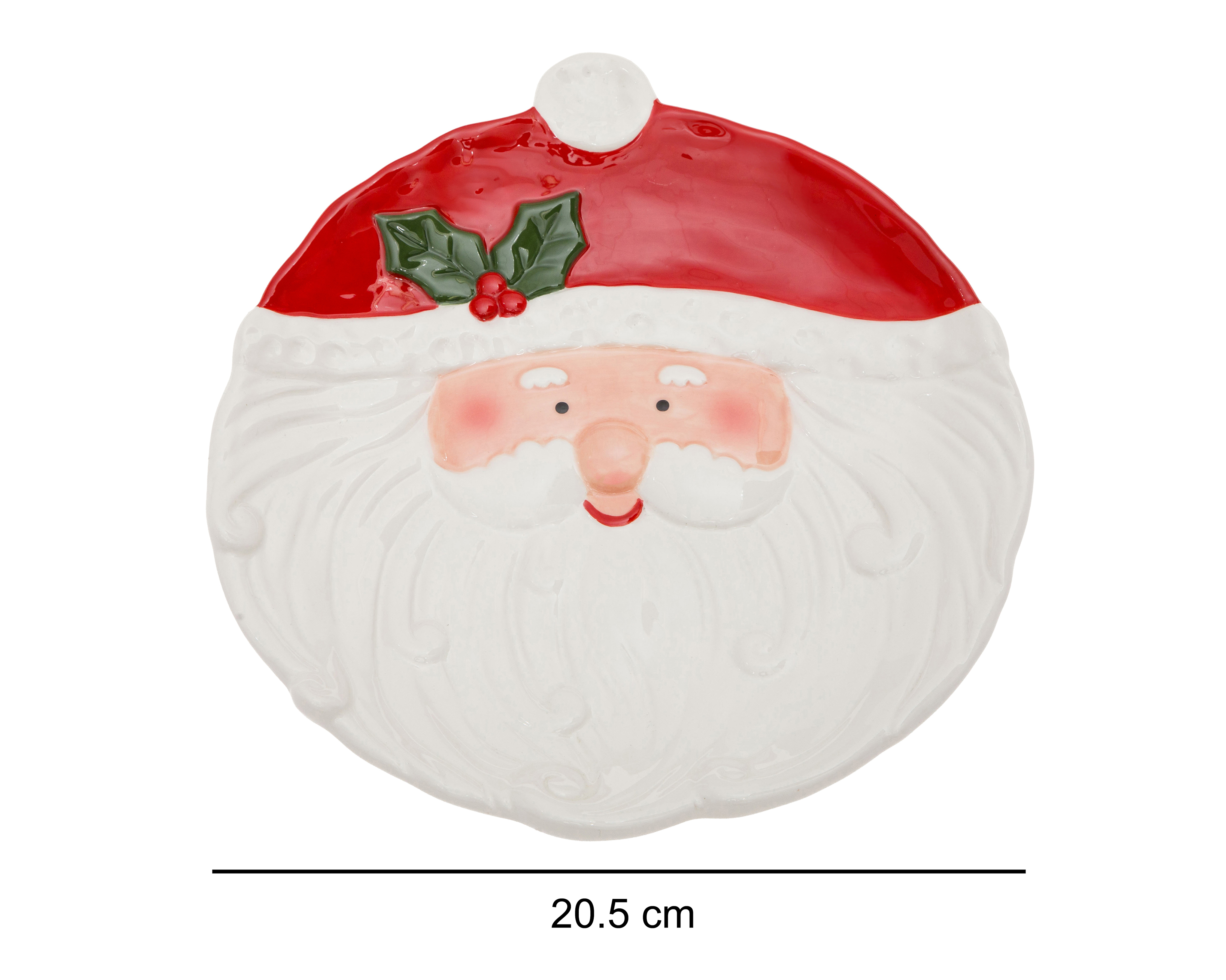 Foto 4 | Foto 5 | Charola Decorativa de Navidad Santa Plate S de Cerámica