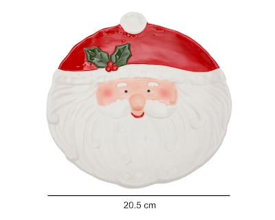 Foto 4 | Foto 5 | Charola Decorativa de Navidad Santa Plate S de Cerámica