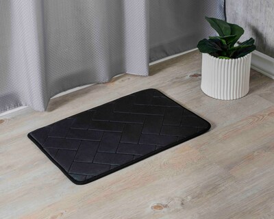 Foto 4 | Foto 4 | Tapete para Baño Starhaus Decorativo Negro