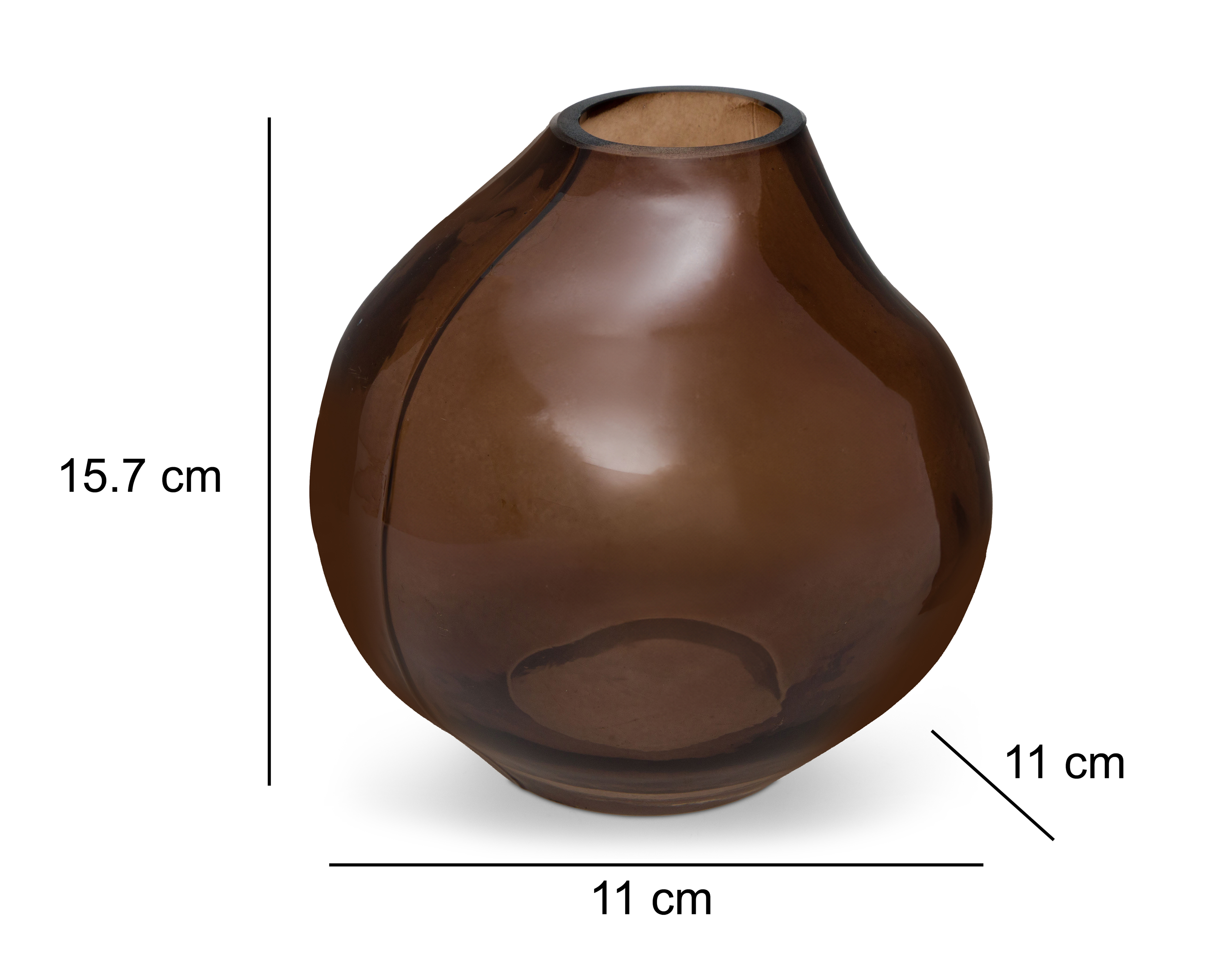 Foto 6 pulgar | Foto 5 | Jarrón de Vidrio Starhaus Qumar