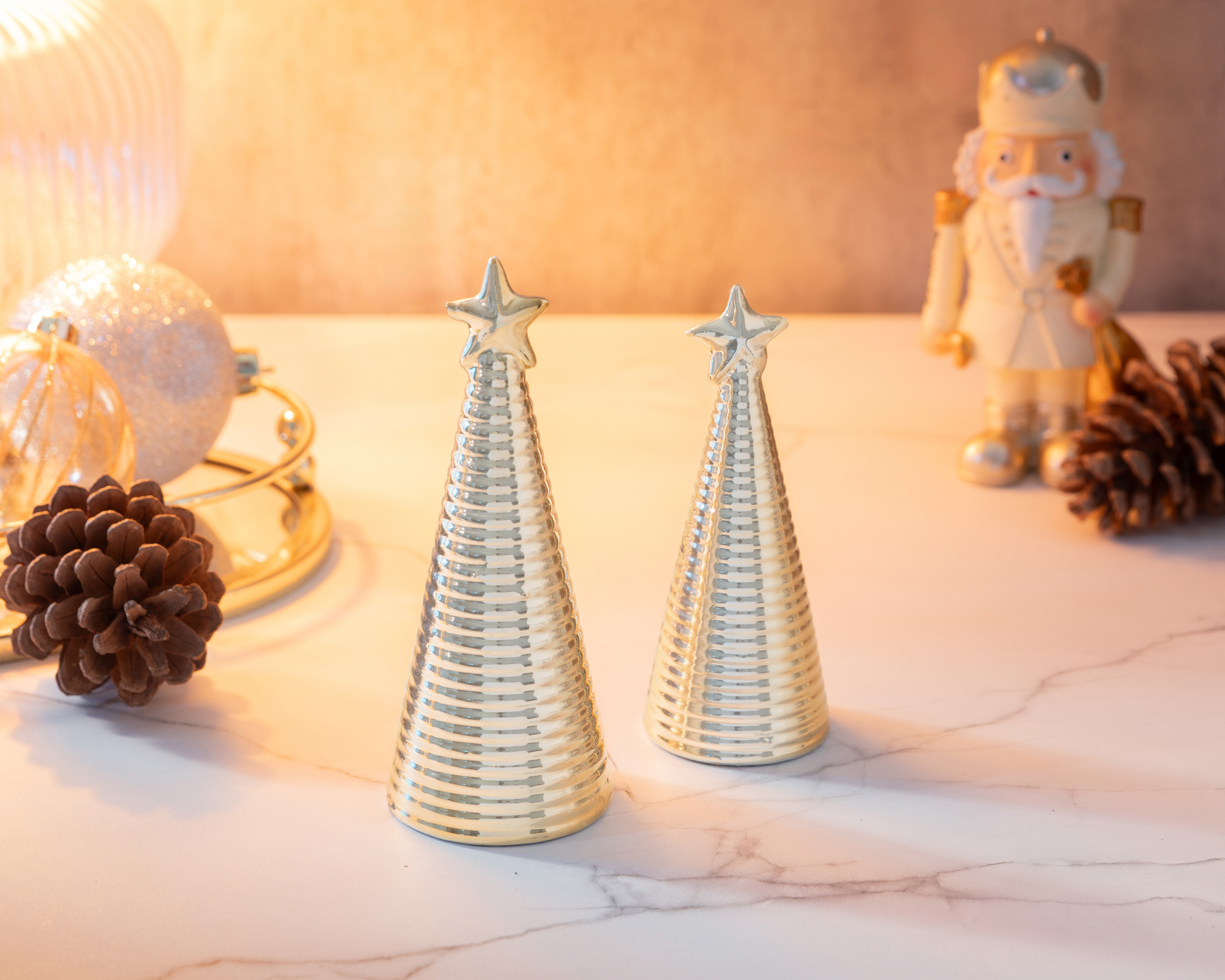 Foto 4 | Foto 4 | Figura Decorativa Pino de Navidad Tringo B de Cerámica