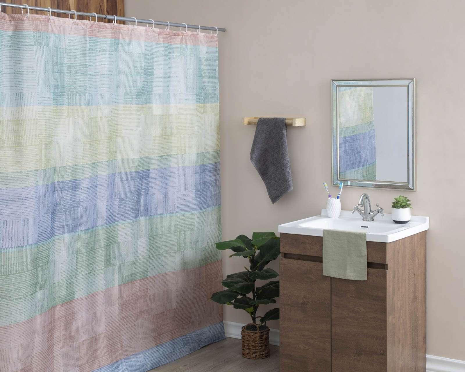 Foto 4 | Foto 4 | Cortina para Baño Starhaus Poliéster