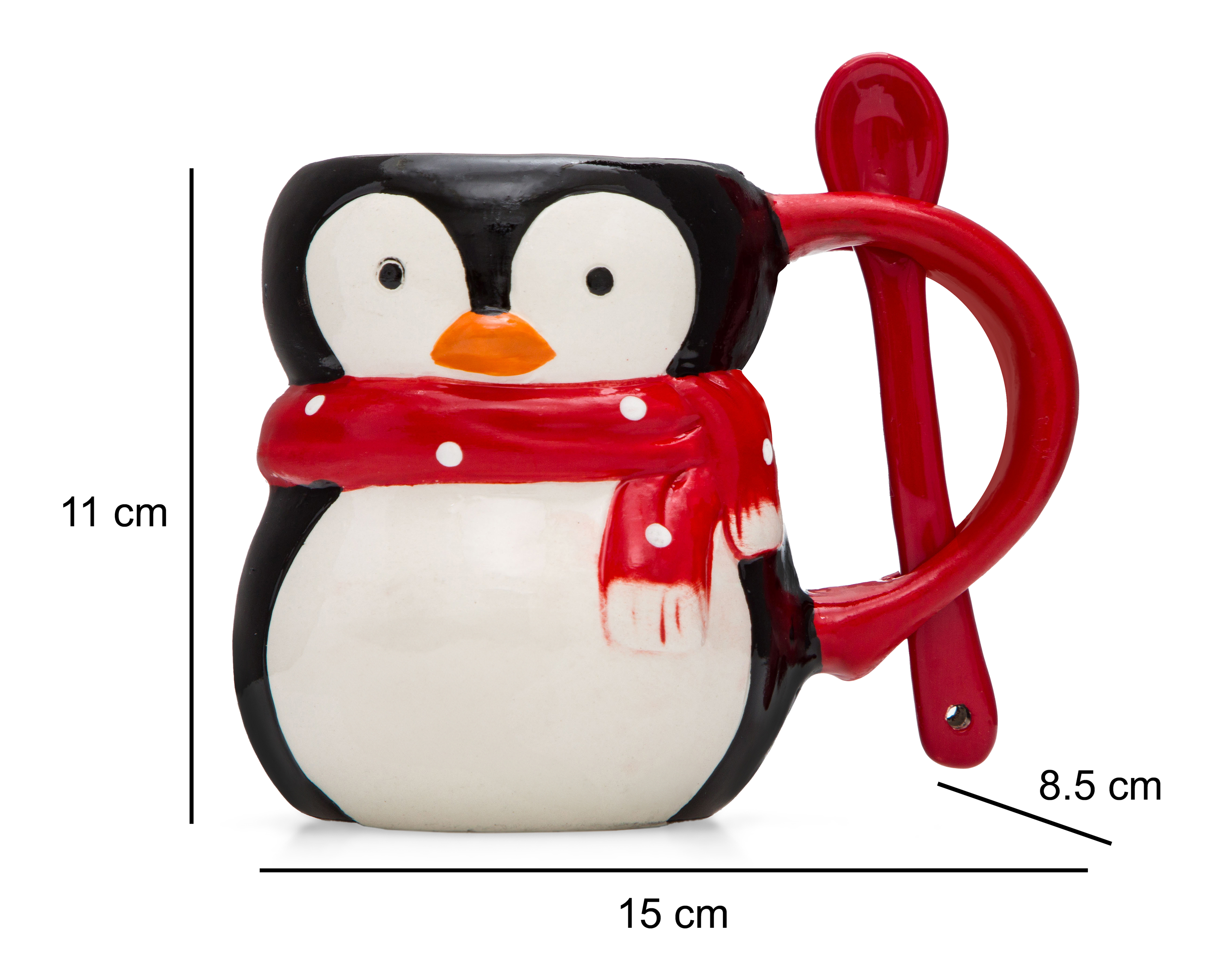 Foto 4 | Foto 4 | Taza con Cuchara de Cerámica Starhaus 350 ml