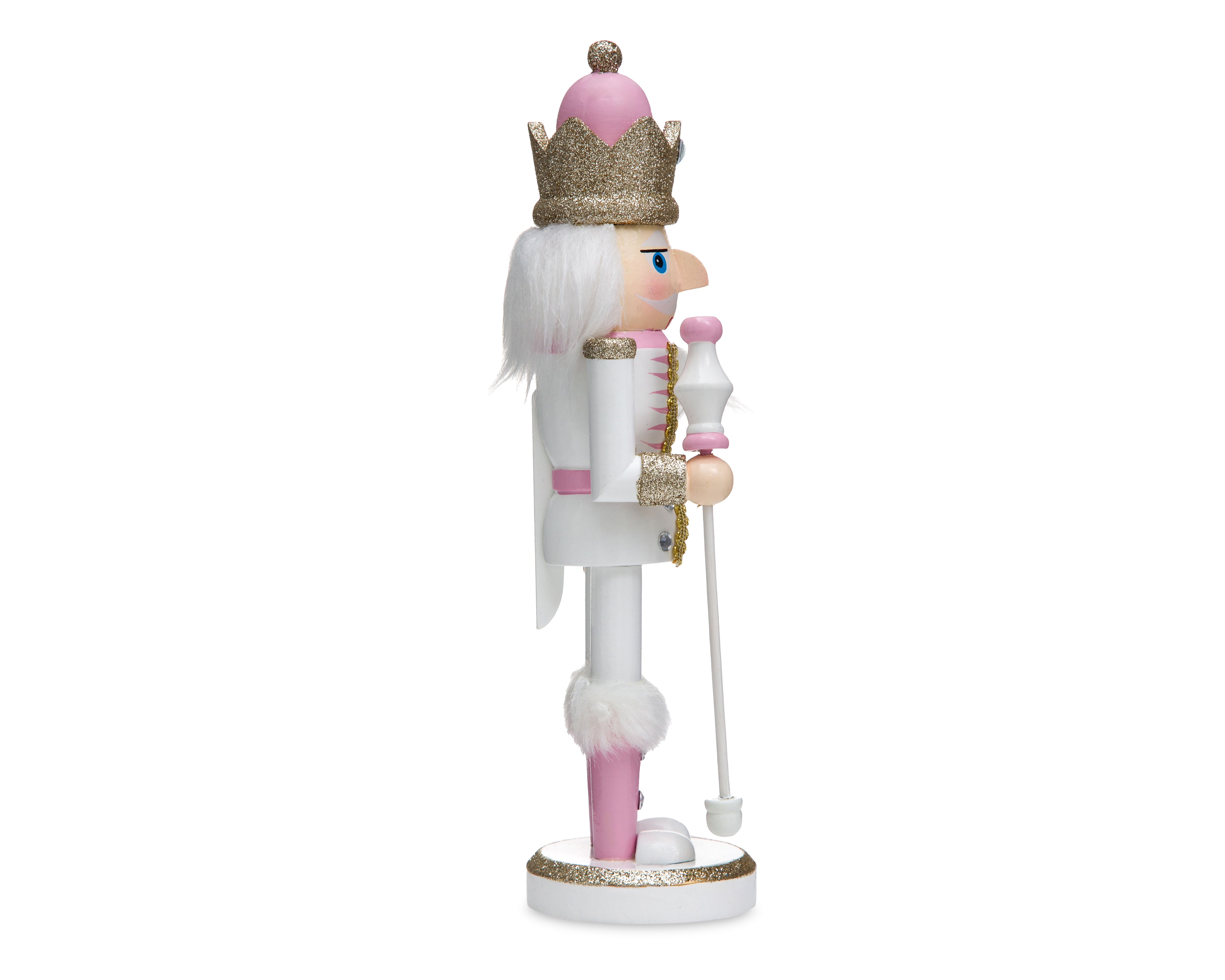 Foto 4 pulgar | Foto 3 | Figura Decorativa Cascanueces de Navidad Pink Nutcracker B de Madera