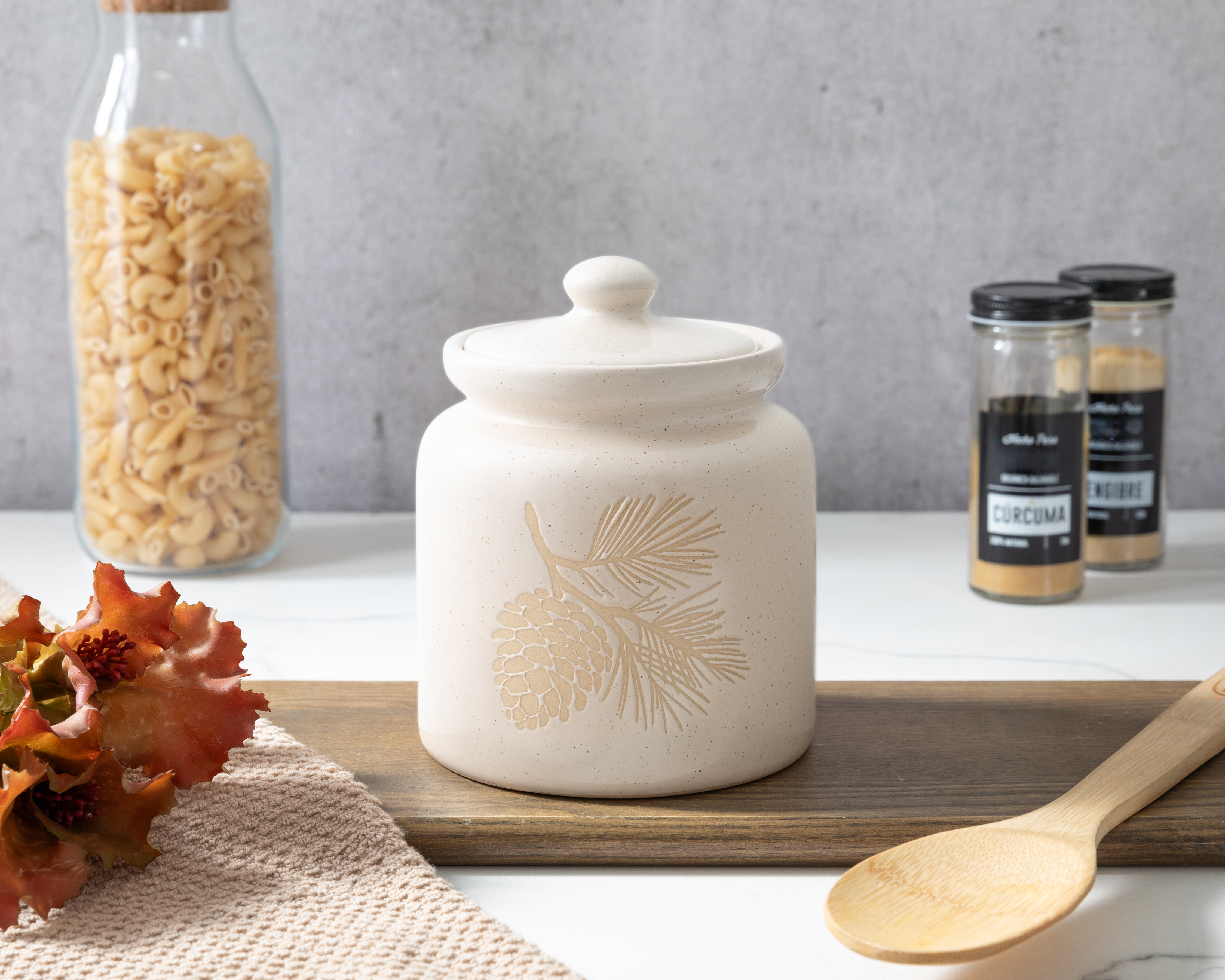 Foto 5 pulgar | Foto 4 | Contenedor de Cerámica Starhaus Kumbh con Tapadera