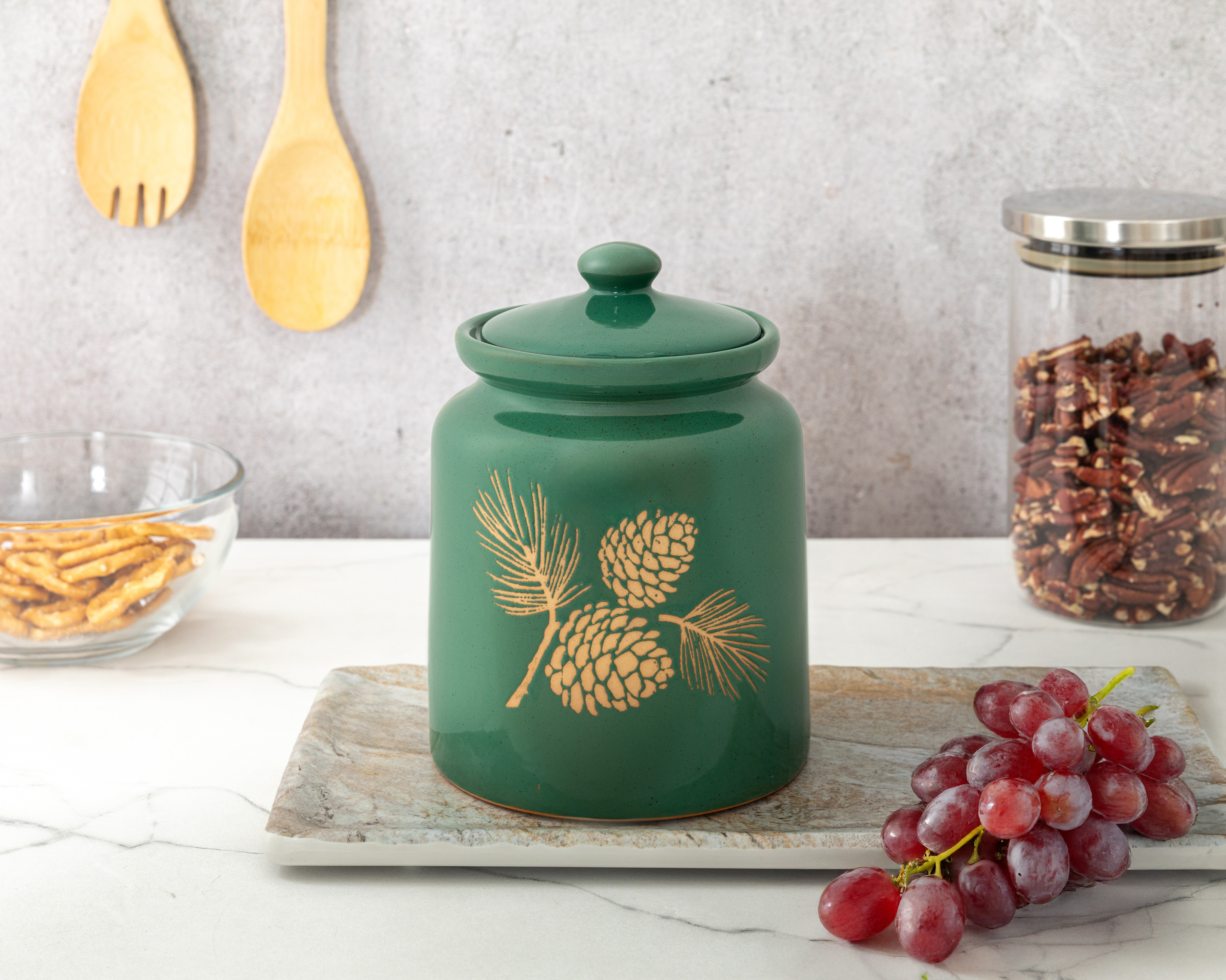 Foto 5 pulgar | Foto 4 | Contenedor de Cerámica Starhaus Labha con Tapadera