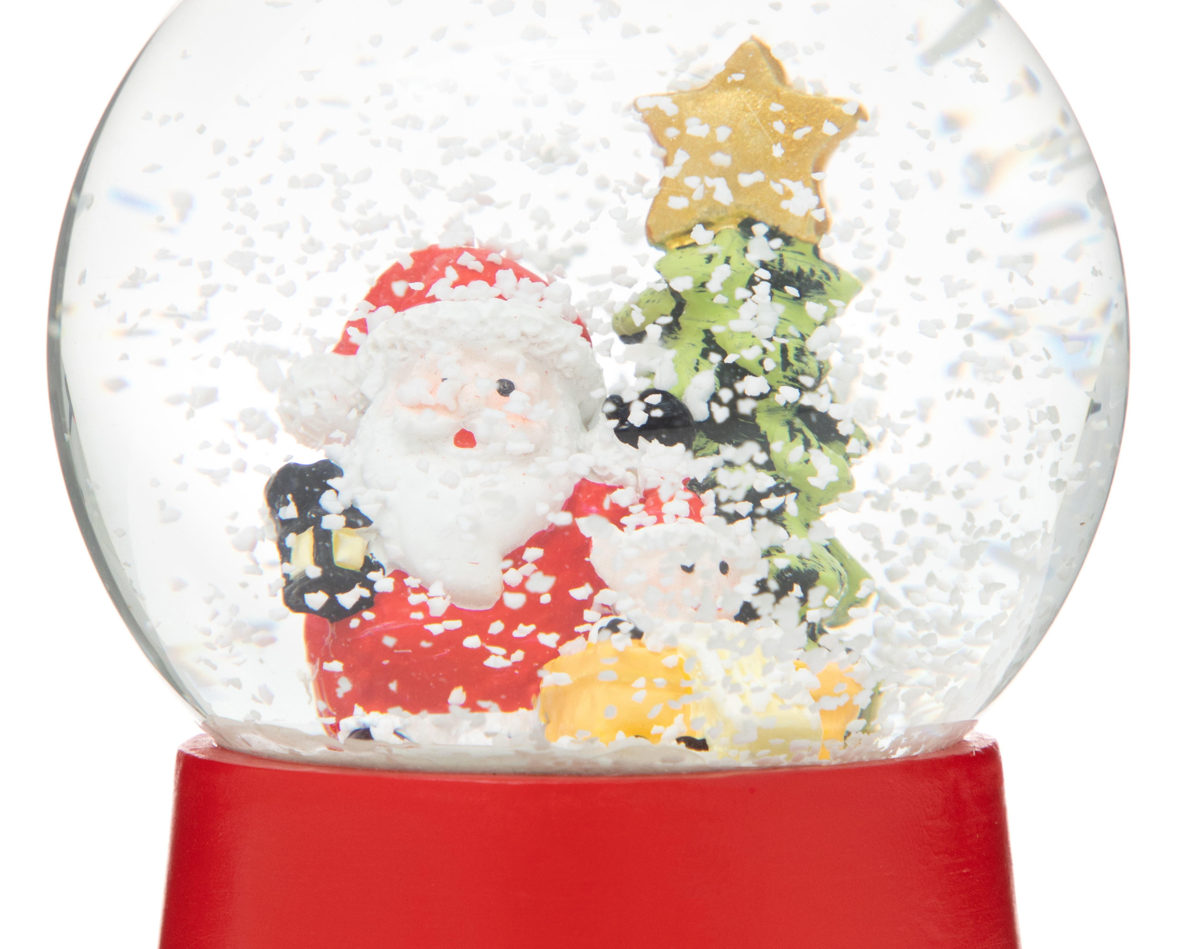 Foto 4 | Foto 4 | Esfera de Nieve de Navidad Globo Santa de Resina