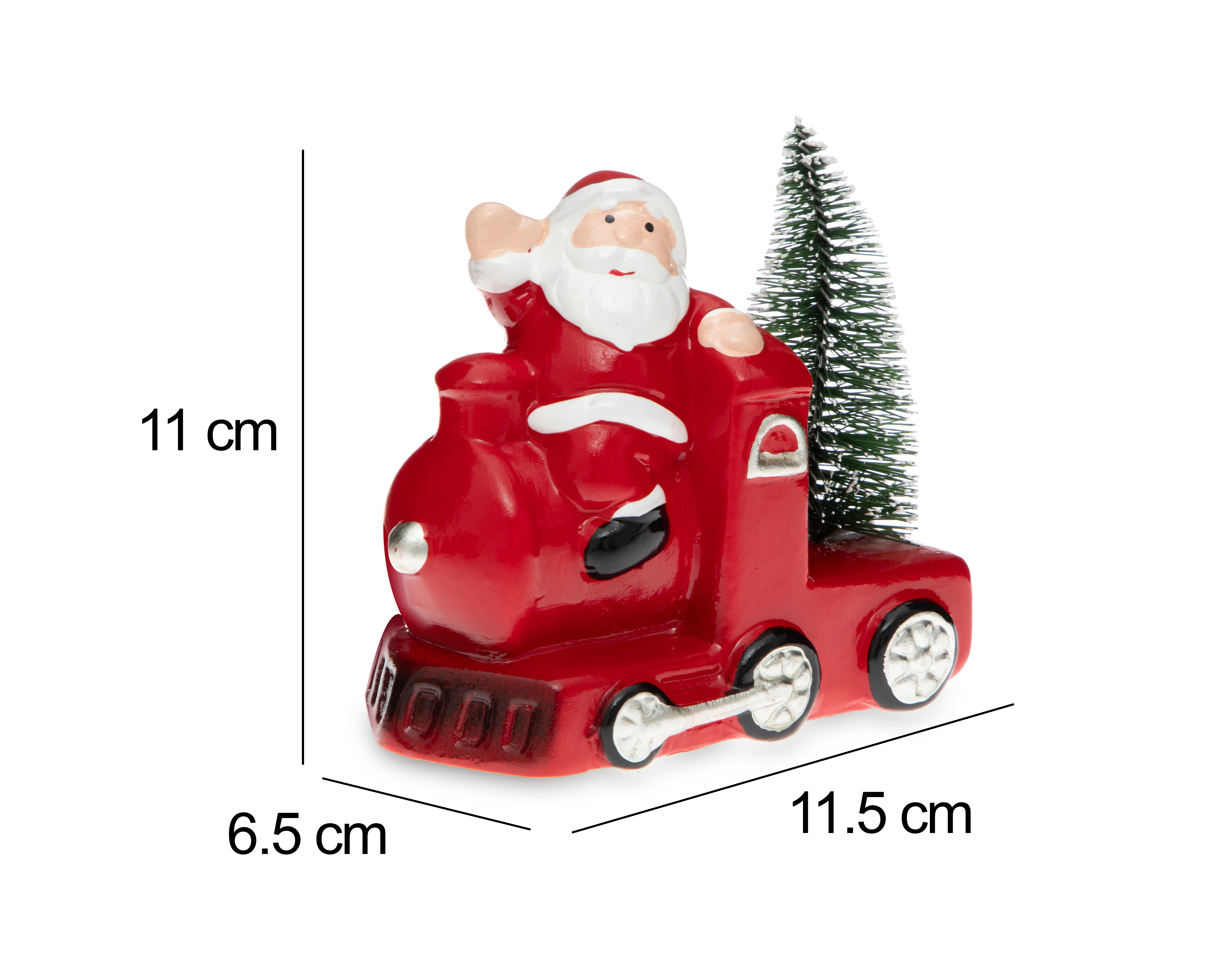 Foto 7 pulgar | Foto 6 | Figura Decorativa de Navidad Trino de Poliresina