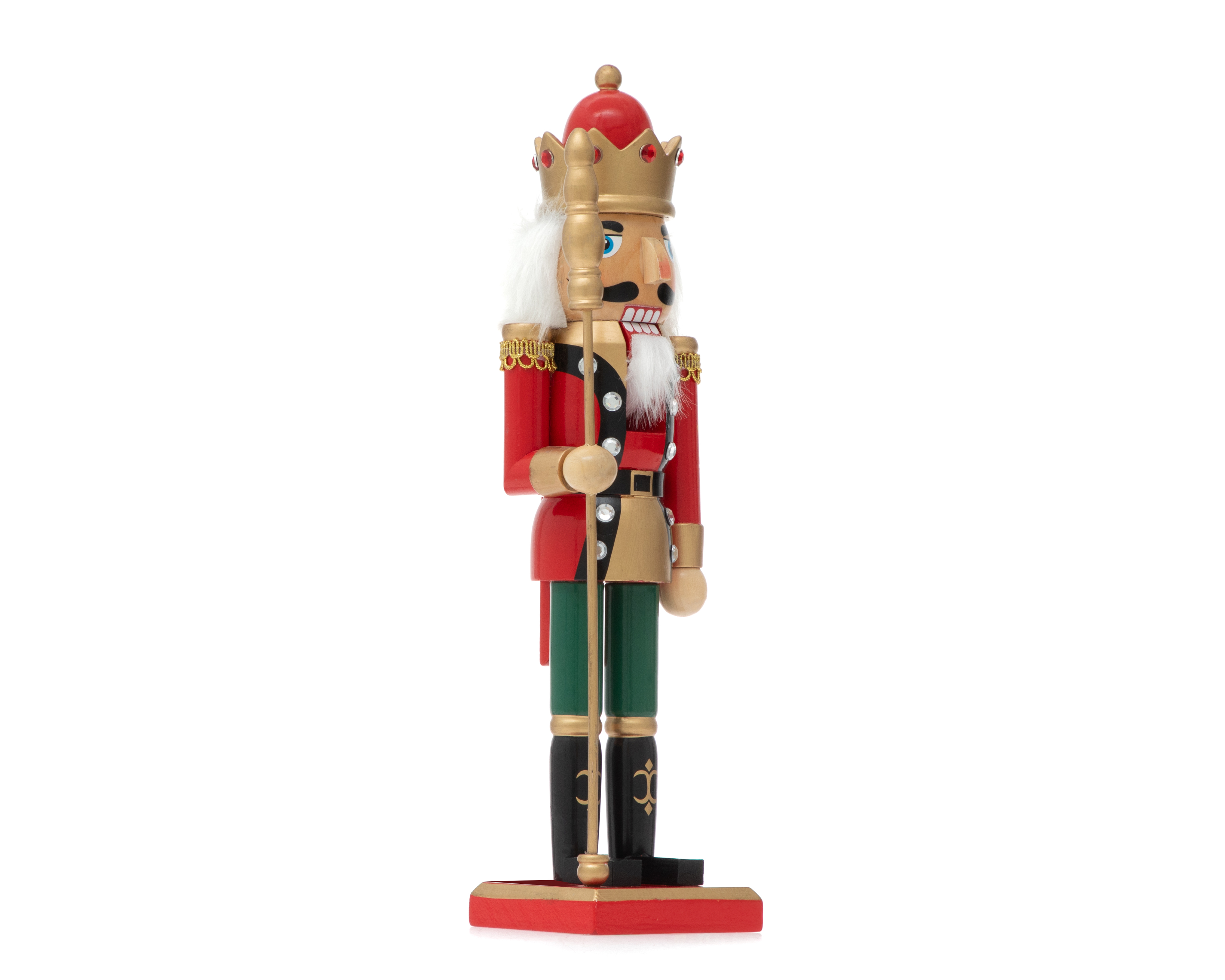 Figura Decorativa Soldadito de Navidad Cascanueces de Madera
