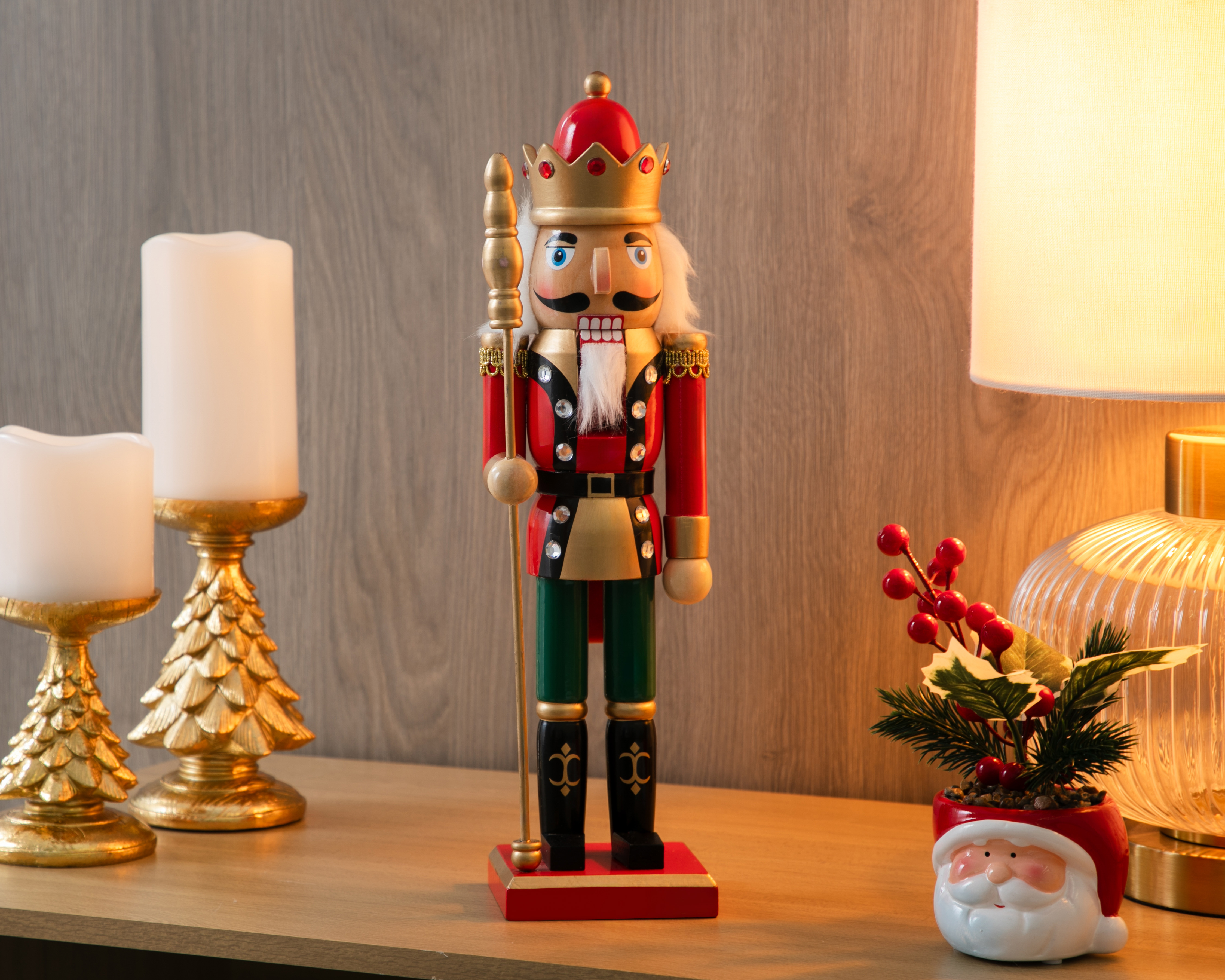 Foto 5 | Foto 5 | Figura Decorativa Soldadito de Navidad Cascanueces de Madera