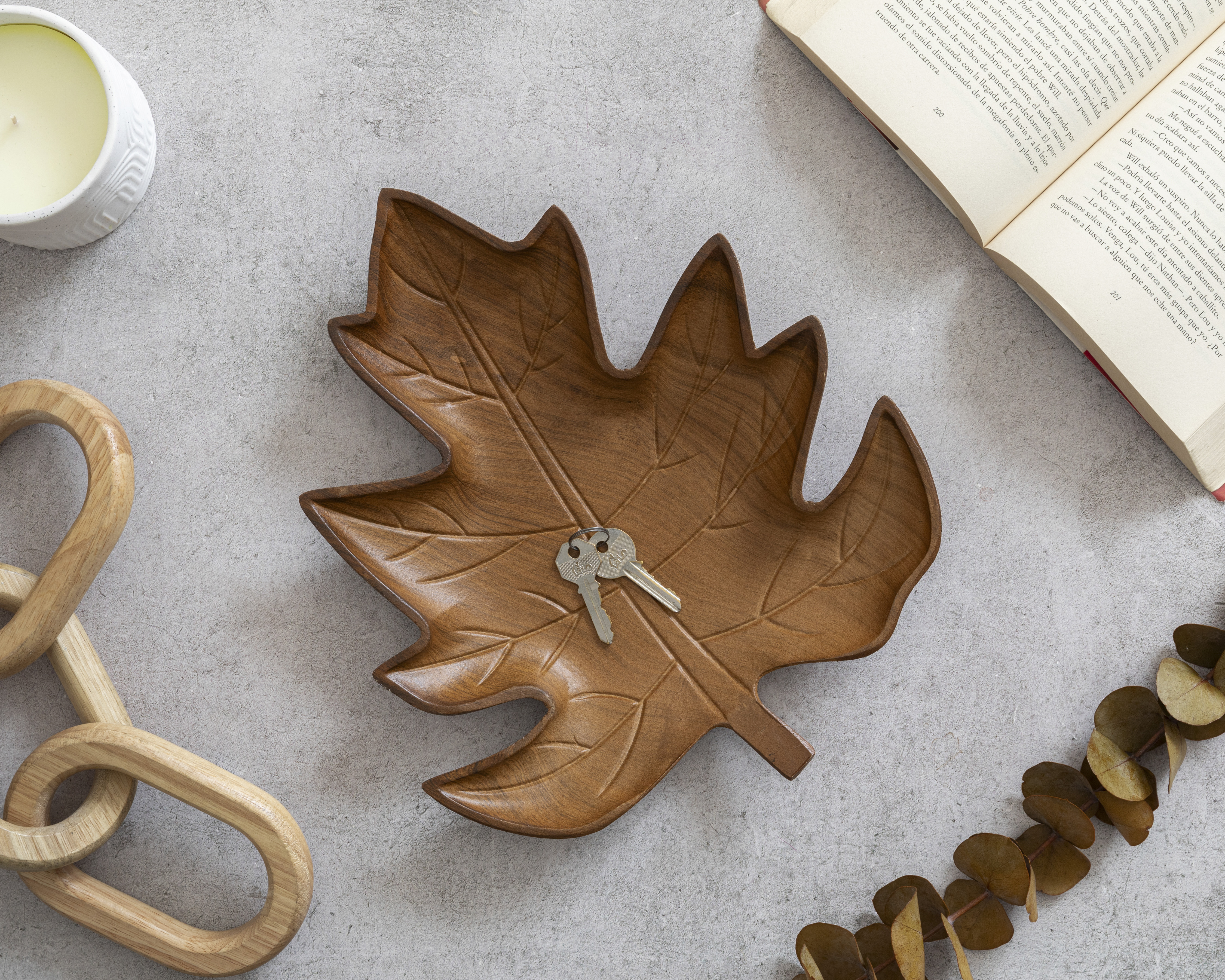 Foto 5 pulgar | Foto 4 | Charola Decorativa Heena de Madera