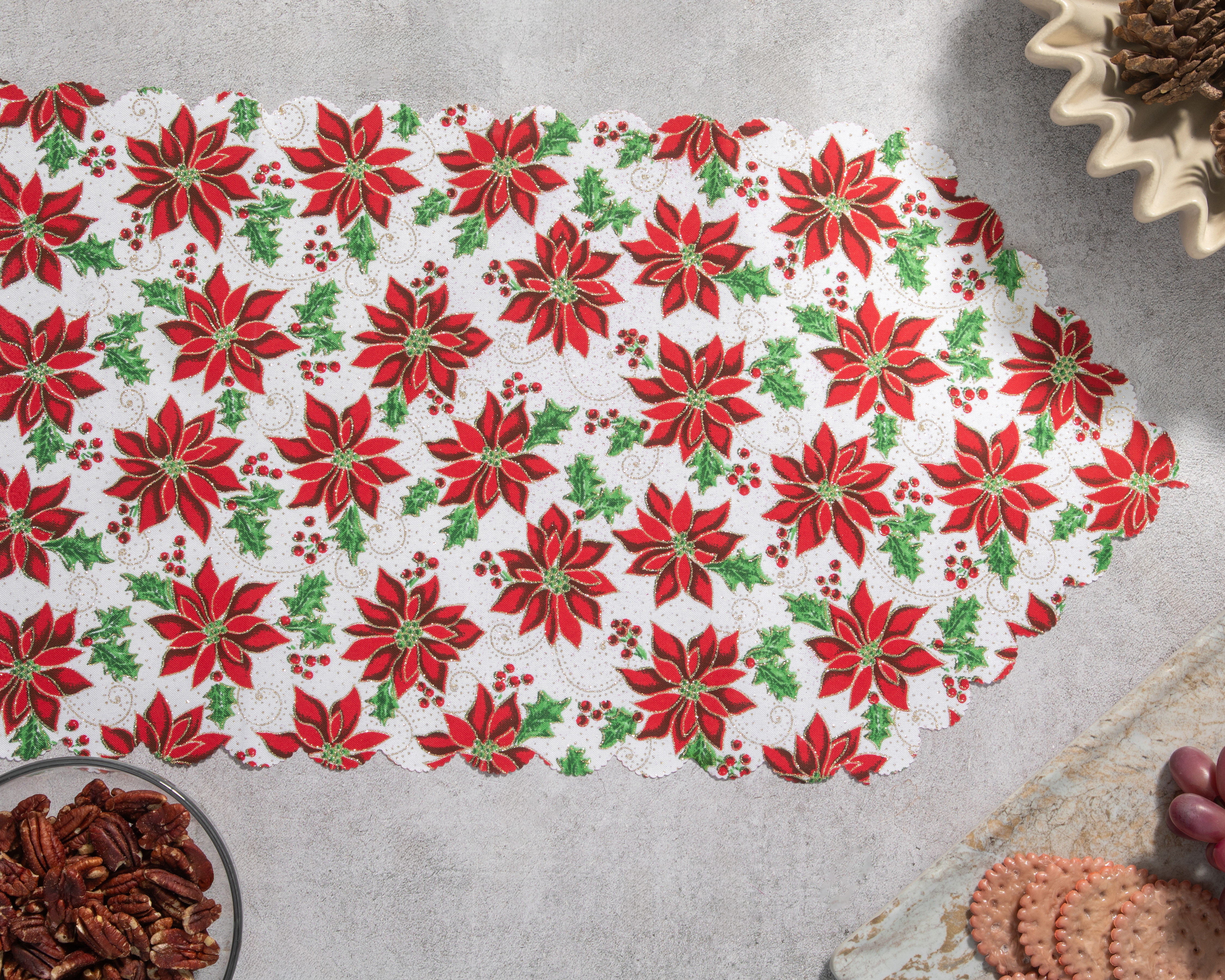 Camino de Mesa Multicolor Starhaus Xmas 33 x 180 cm