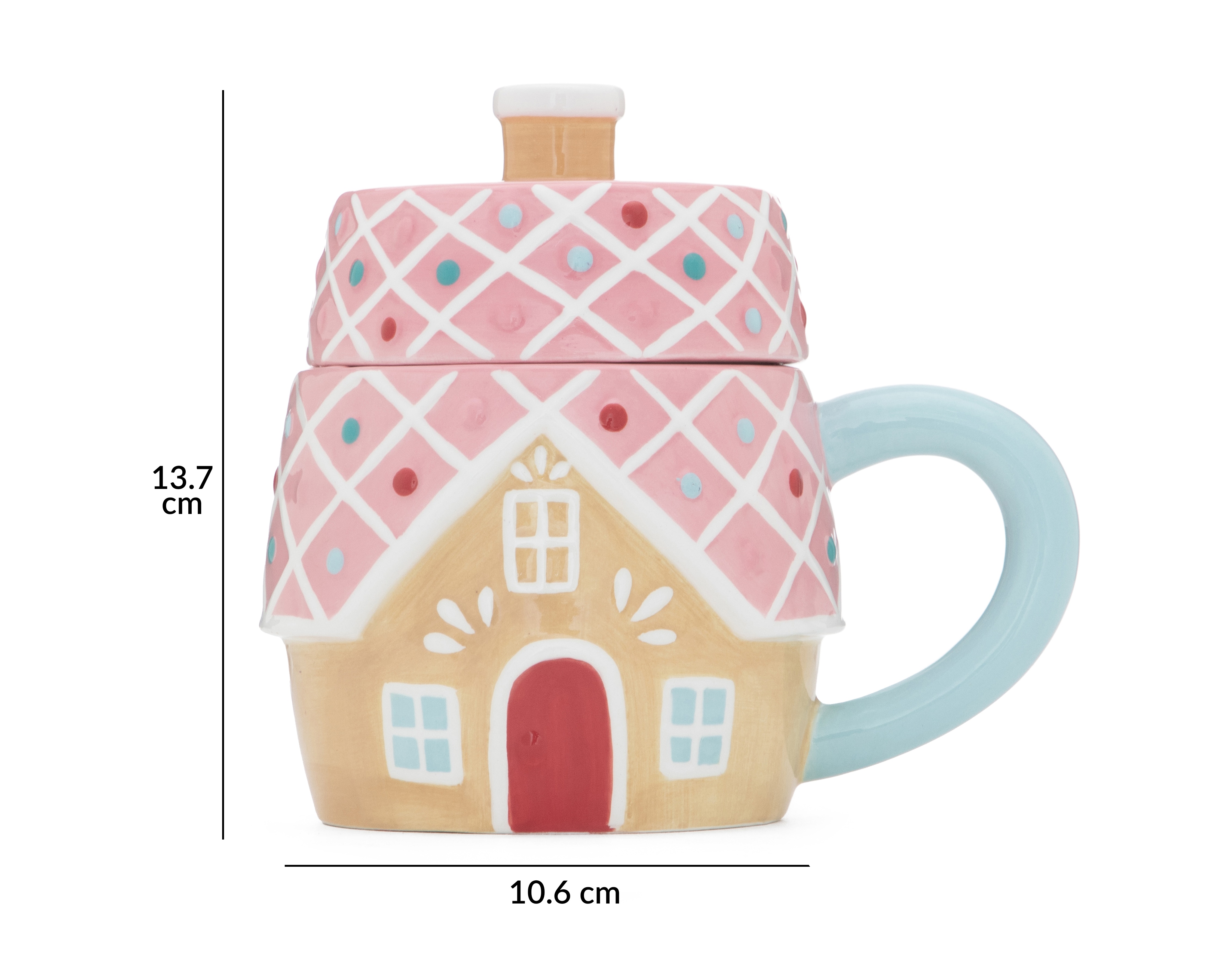 Foto 4 | Foto 4 | Taza con Tapadera de Cerámica Starhaus 414 ml
