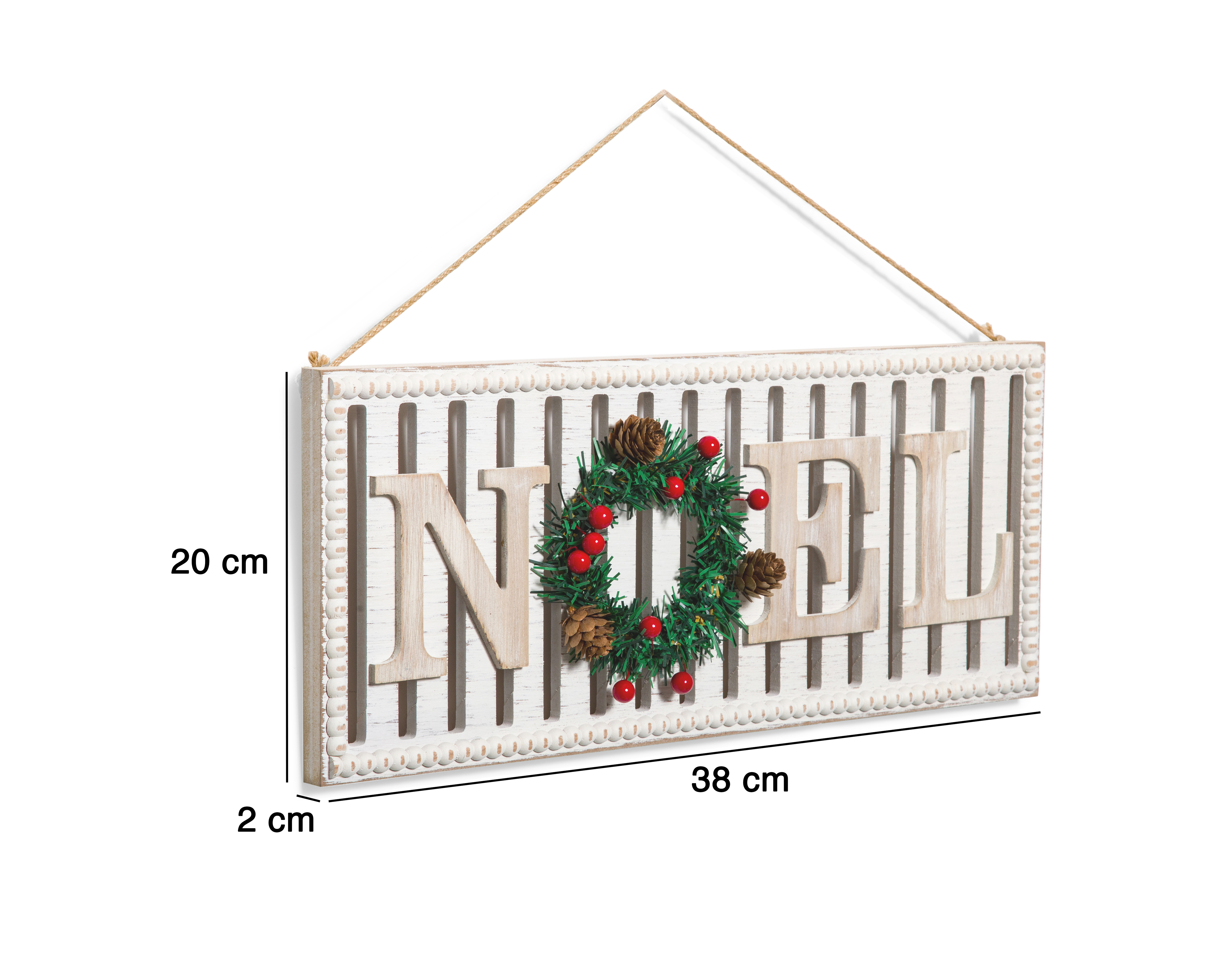 Foto 5 | Foto 5 | Letrero Decorativo de Navidad Papá Noel de Madera