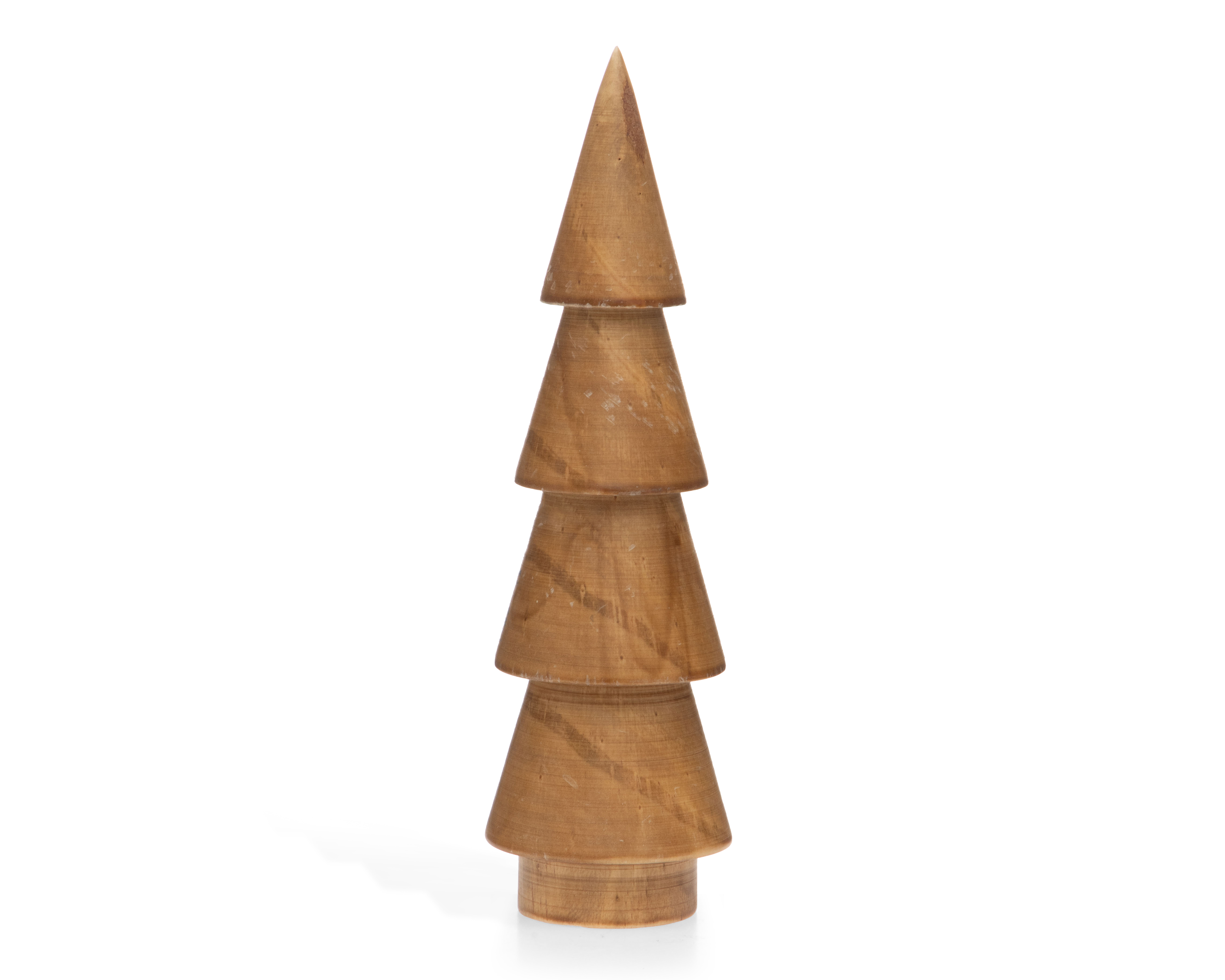Escultura de Pino de Navidad Rustica de Madera