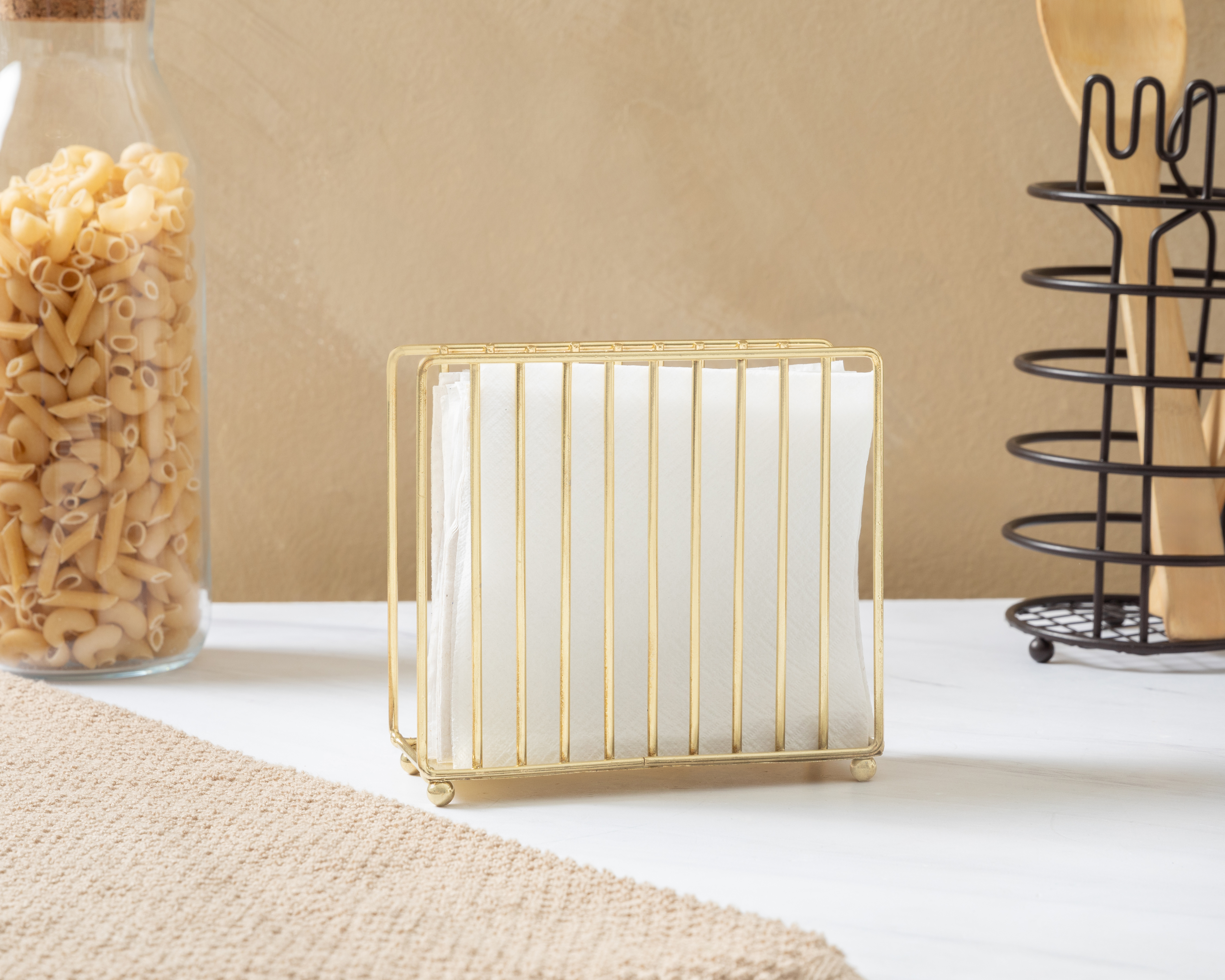 Foto 5 pulgar | Foto 4 | Servilletero de Metal Starhaus Lakshmi