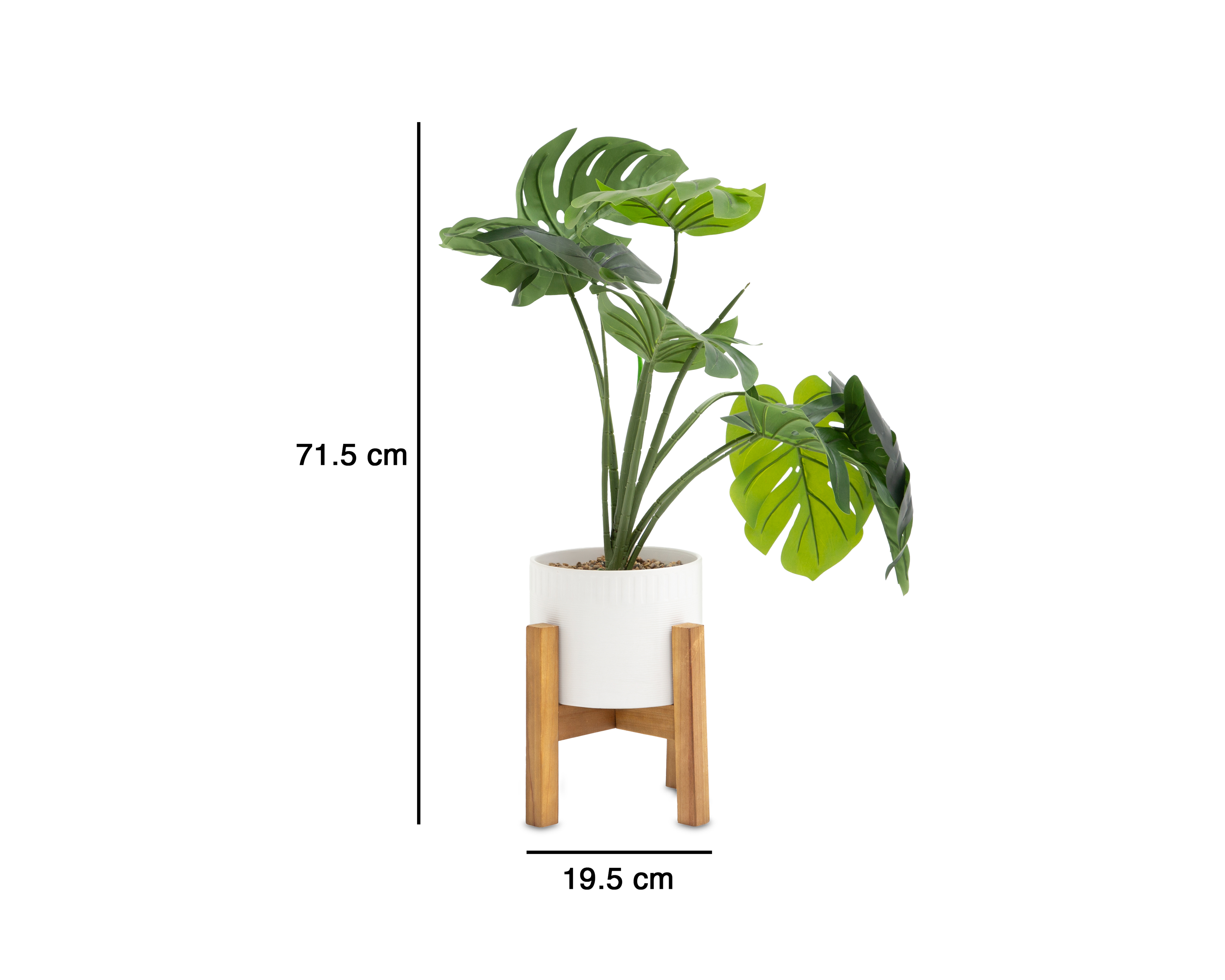 Foto 6 pulgar | Foto 5 | Planta Artificial con Maceta Starhaus 71.5 cm