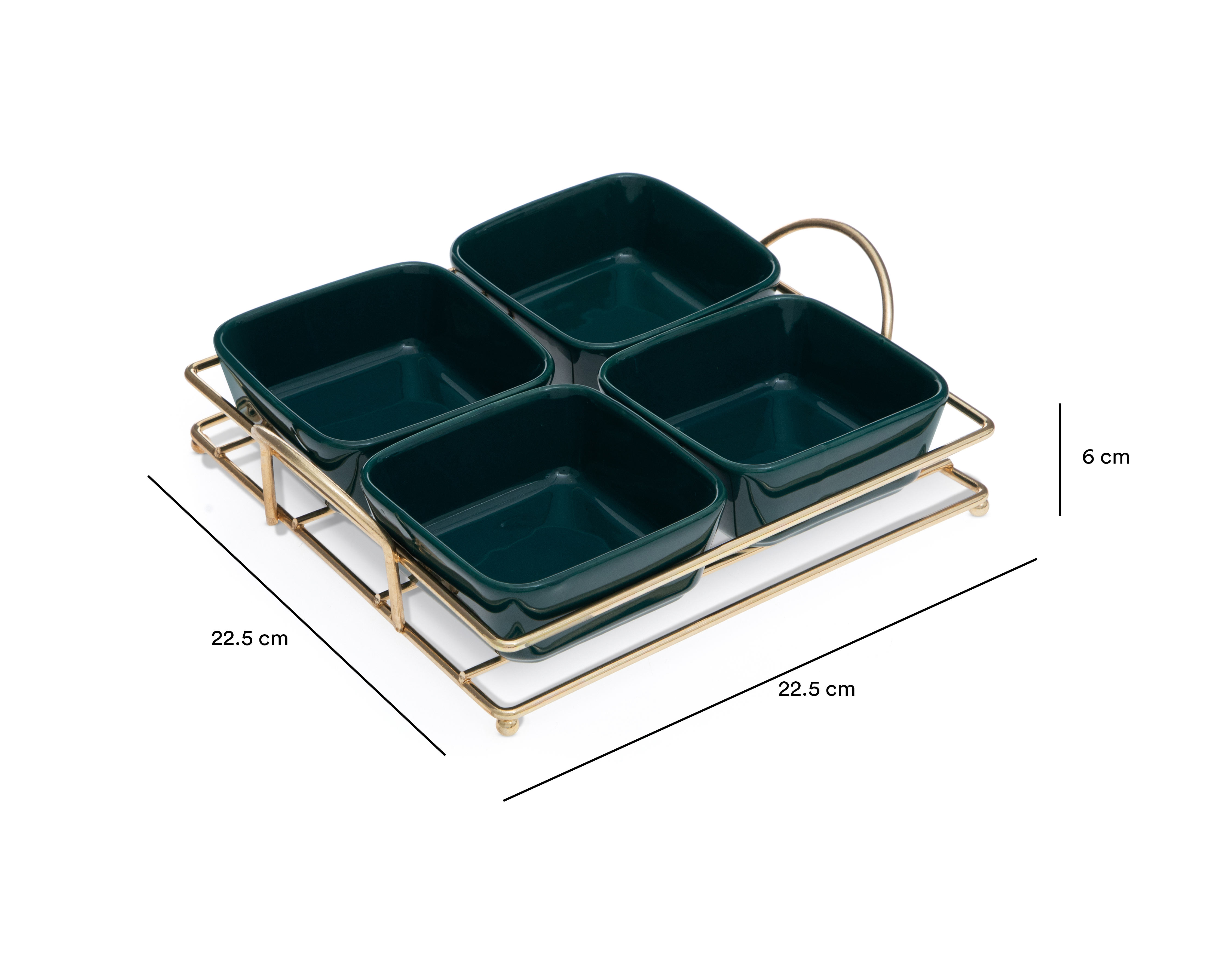 Foto 6 | Foto 6 | Botanero de Cerámica Starhaus 150 ml 5 Piezas