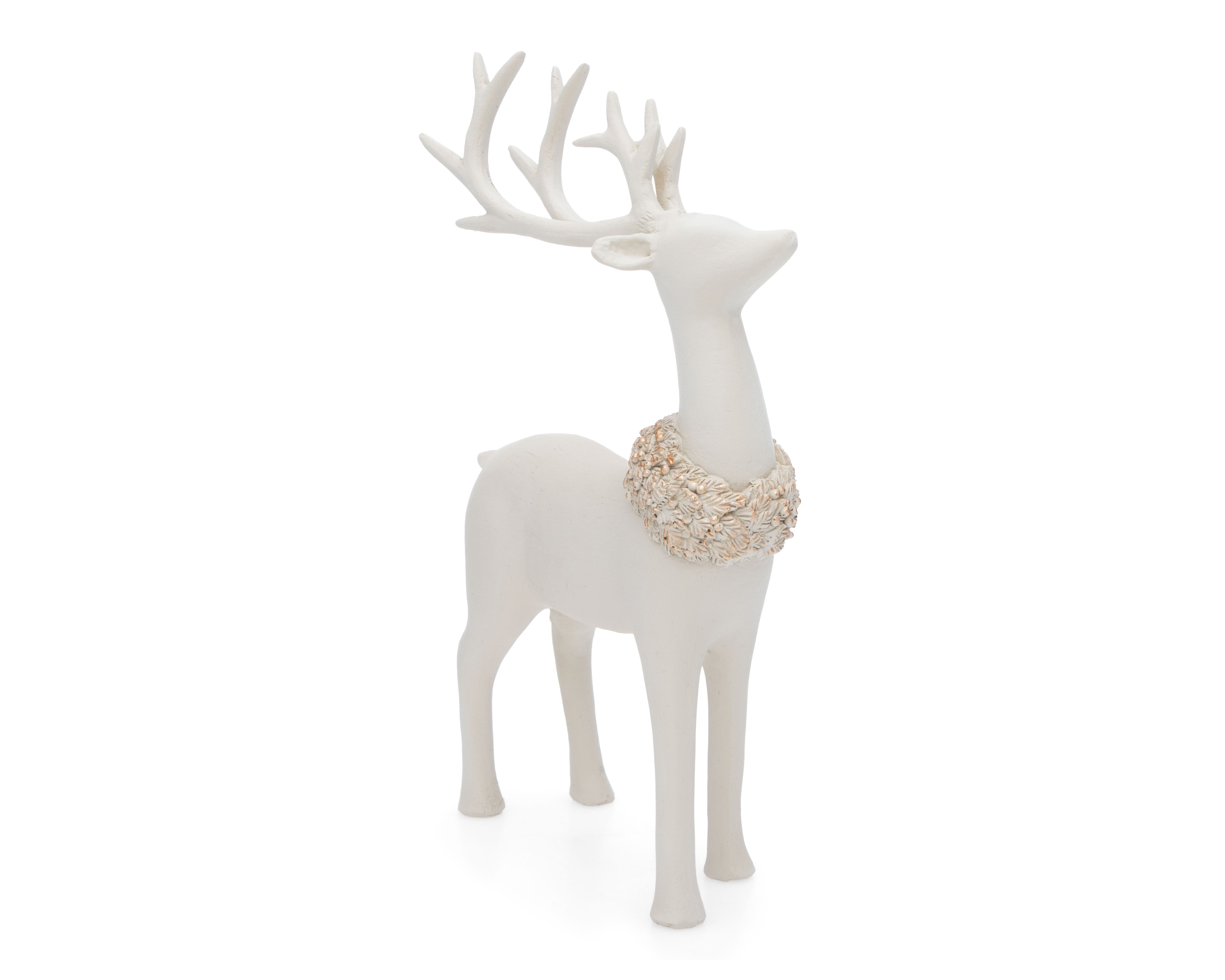 Figura Decorativa de Venado de Navidad Deer B de Resina