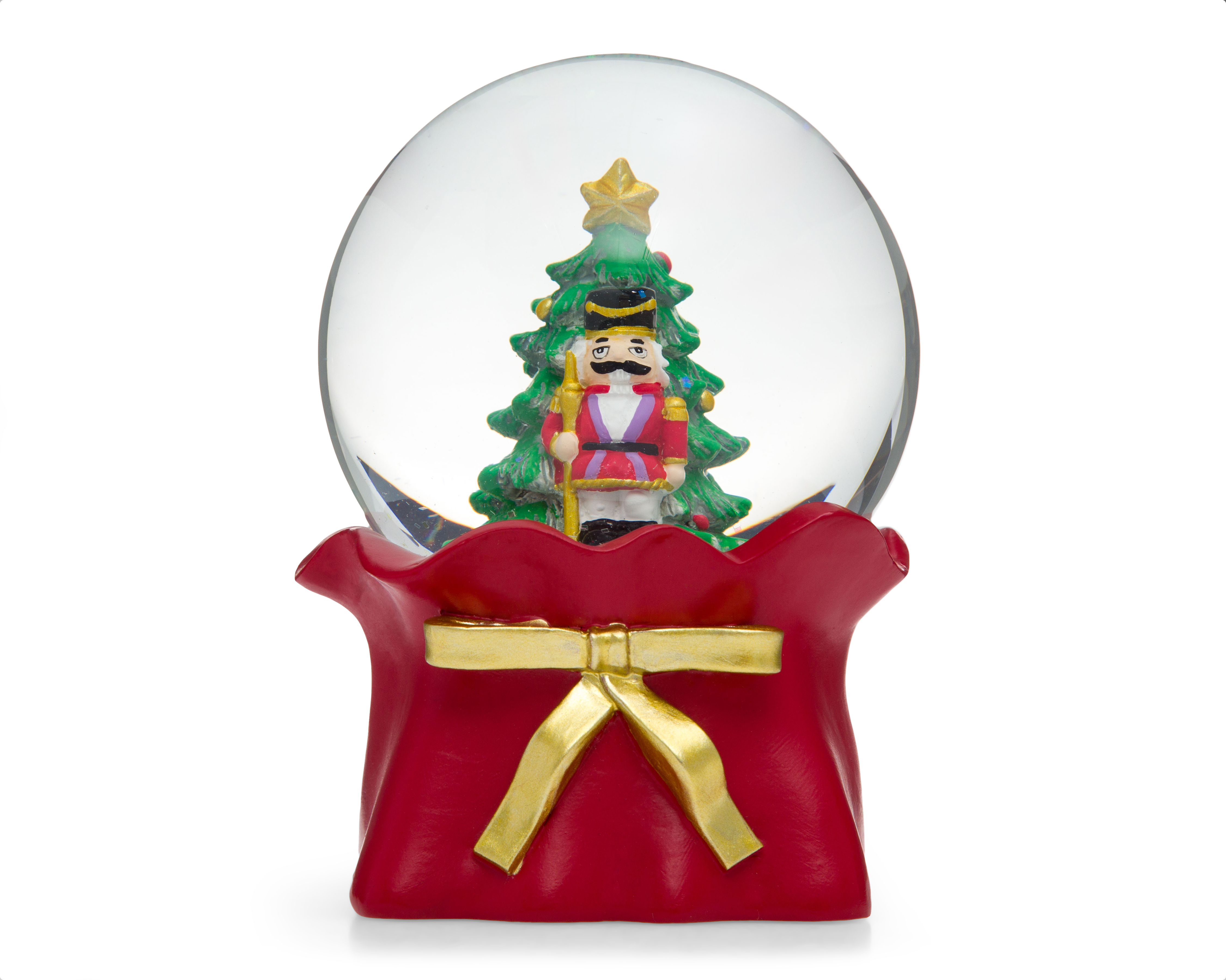 Figura Decorativa de Navidad Globo Regalo de Resina