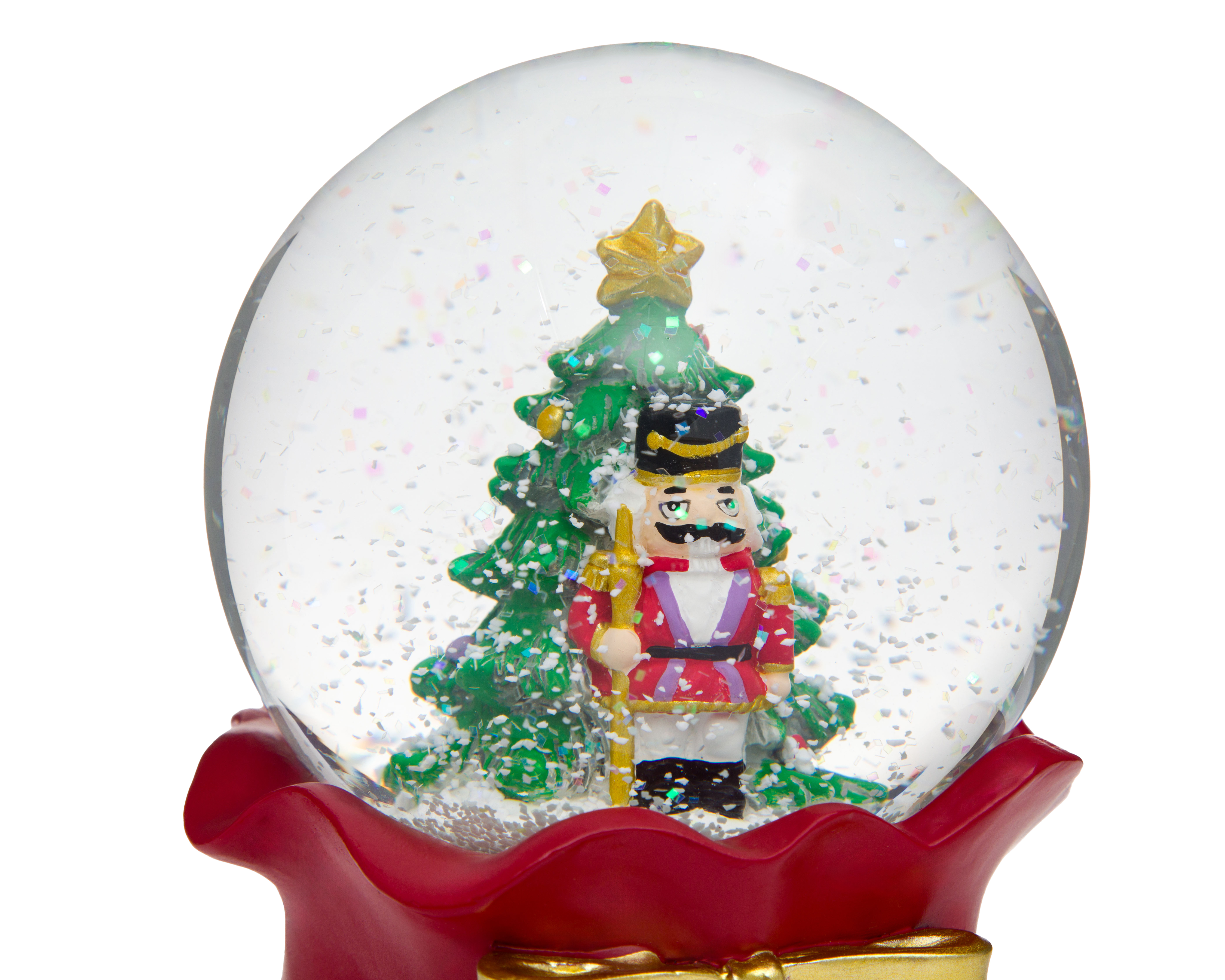 Foto 4 pulgar | Foto 3 | Figura Decorativa de Navidad Globo Regalo de Resina
