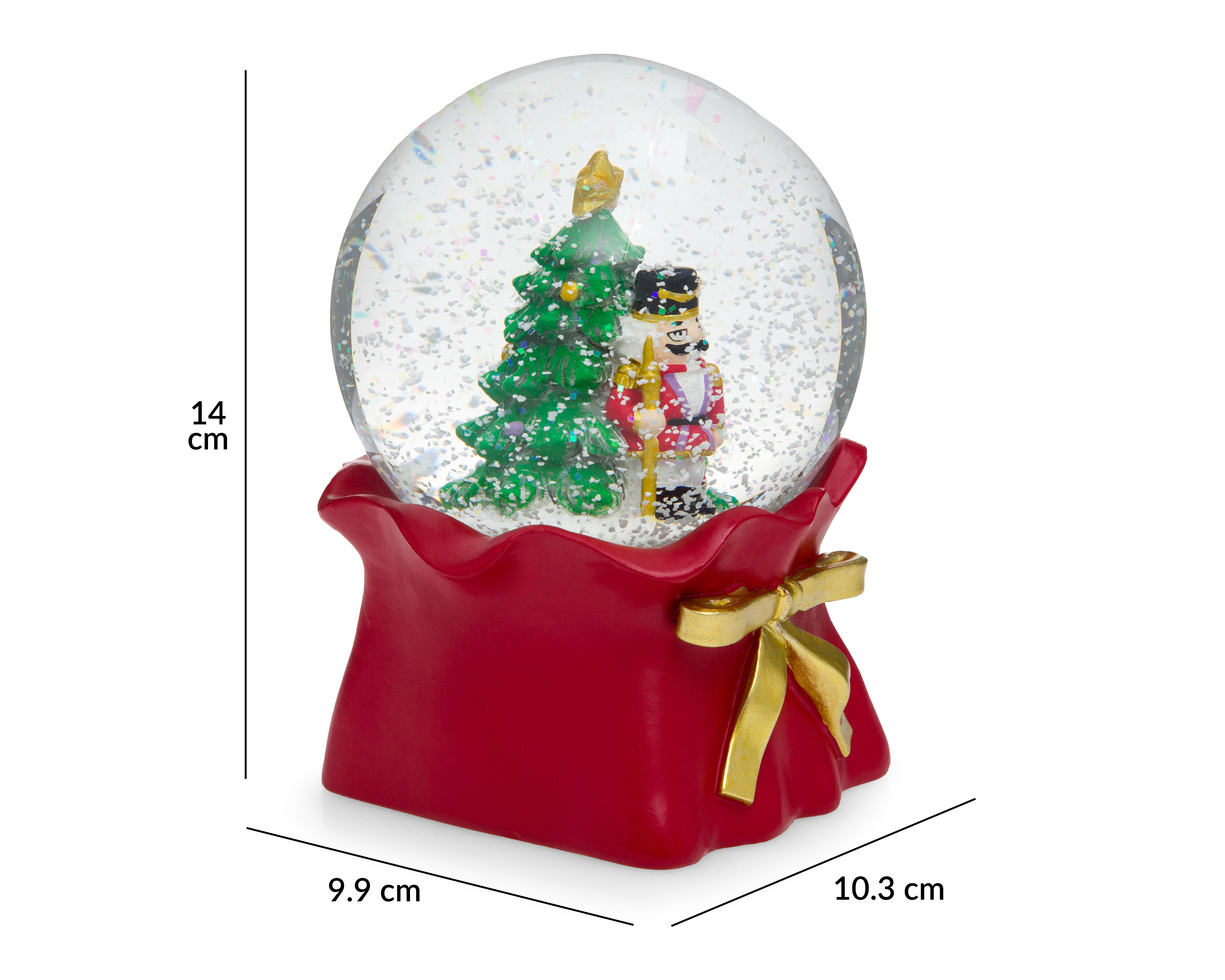 Foto 5 | Foto 5 | Figura Decorativa de Navidad Globo Regalo de Resina