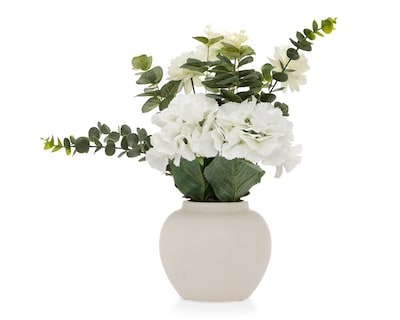 Foto 1 | Foto 1 | Eucalipto con Flores Artificiales con Maceta 48.5 cm