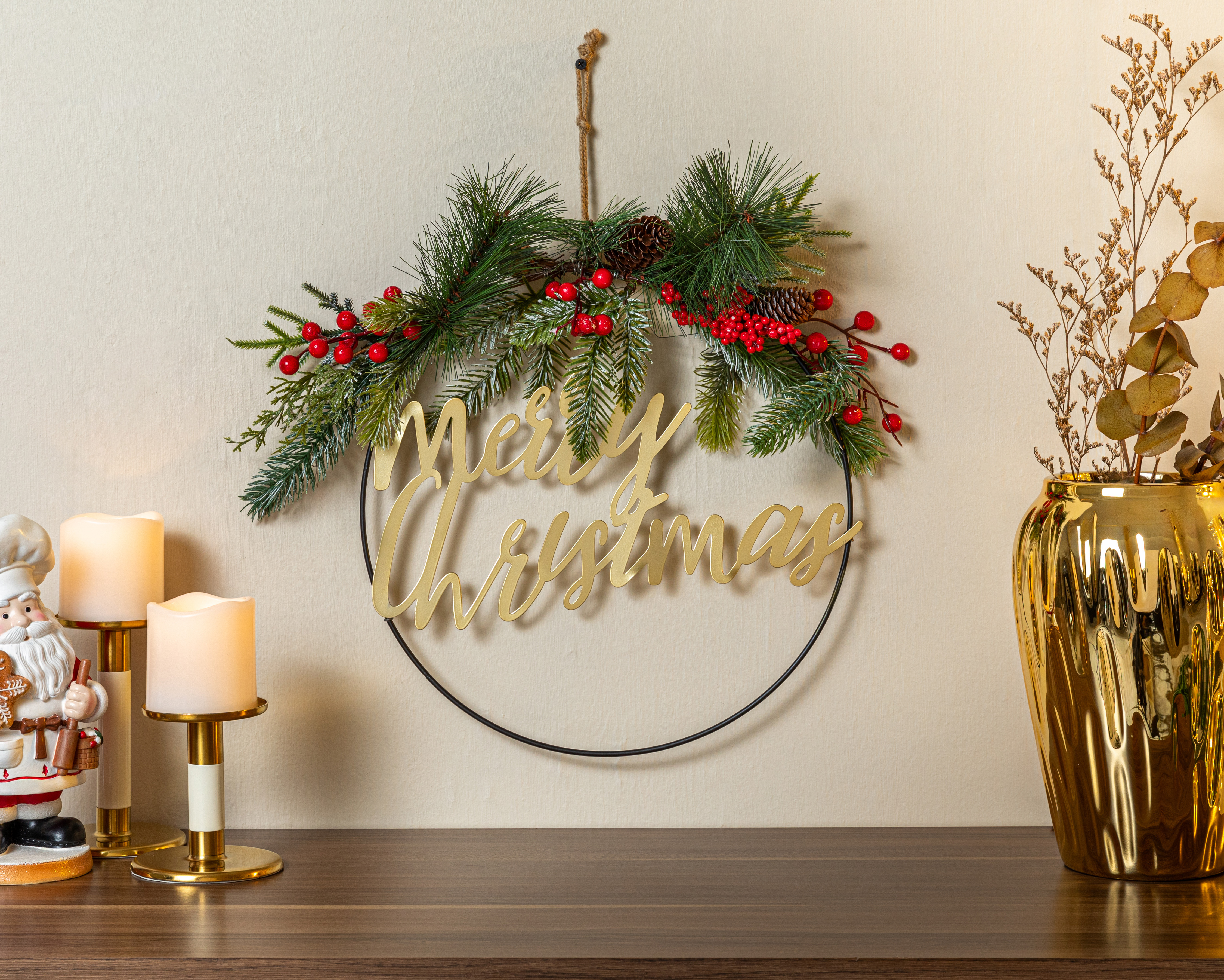 Foto 4 | Foto 4 | Letrero Decorativo de Navidad Xmas Wall de Metal y Plástico