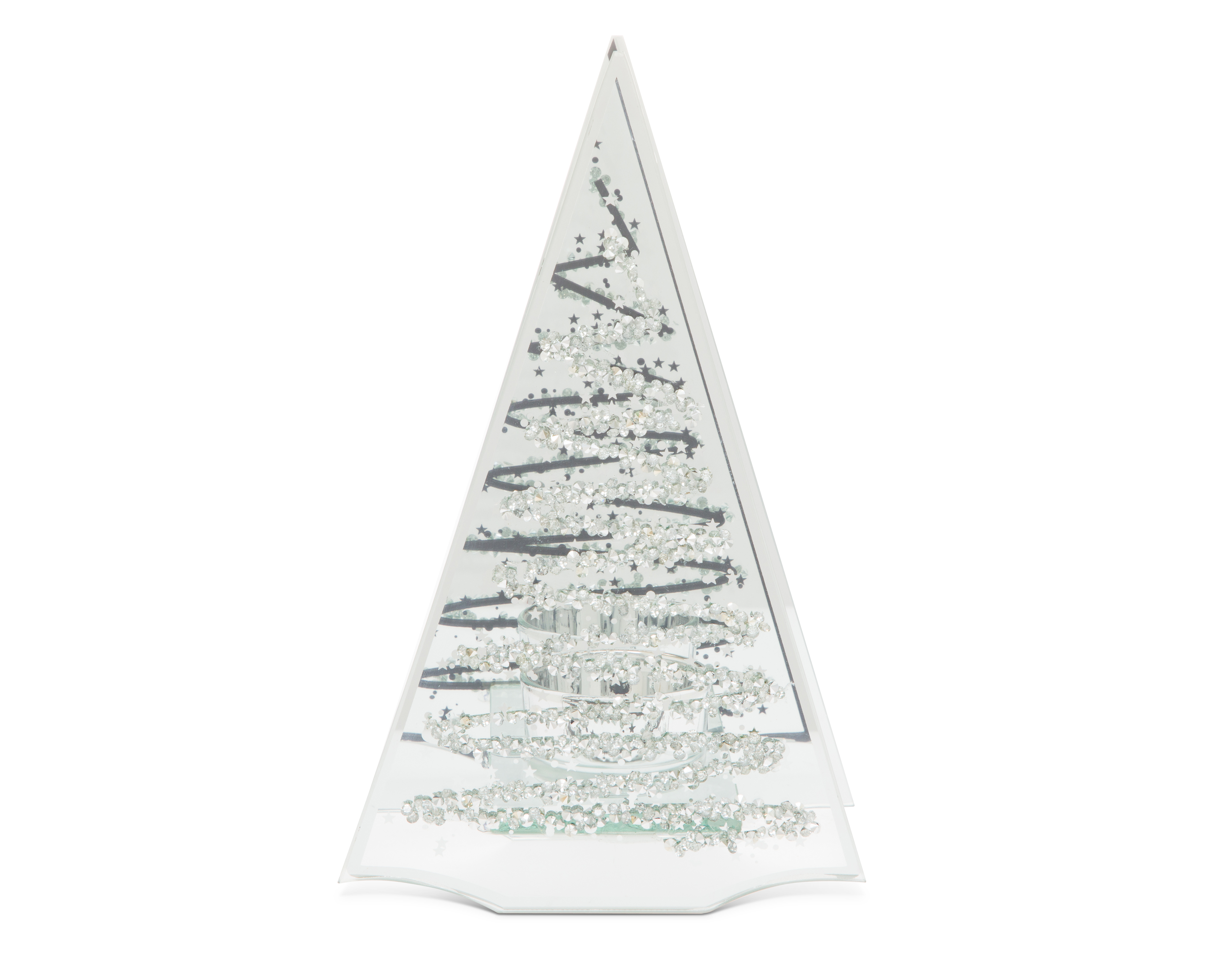Foto 2 pulgar | Foto 1 | Portavela de Pino Navideño Centropino de Cristal
