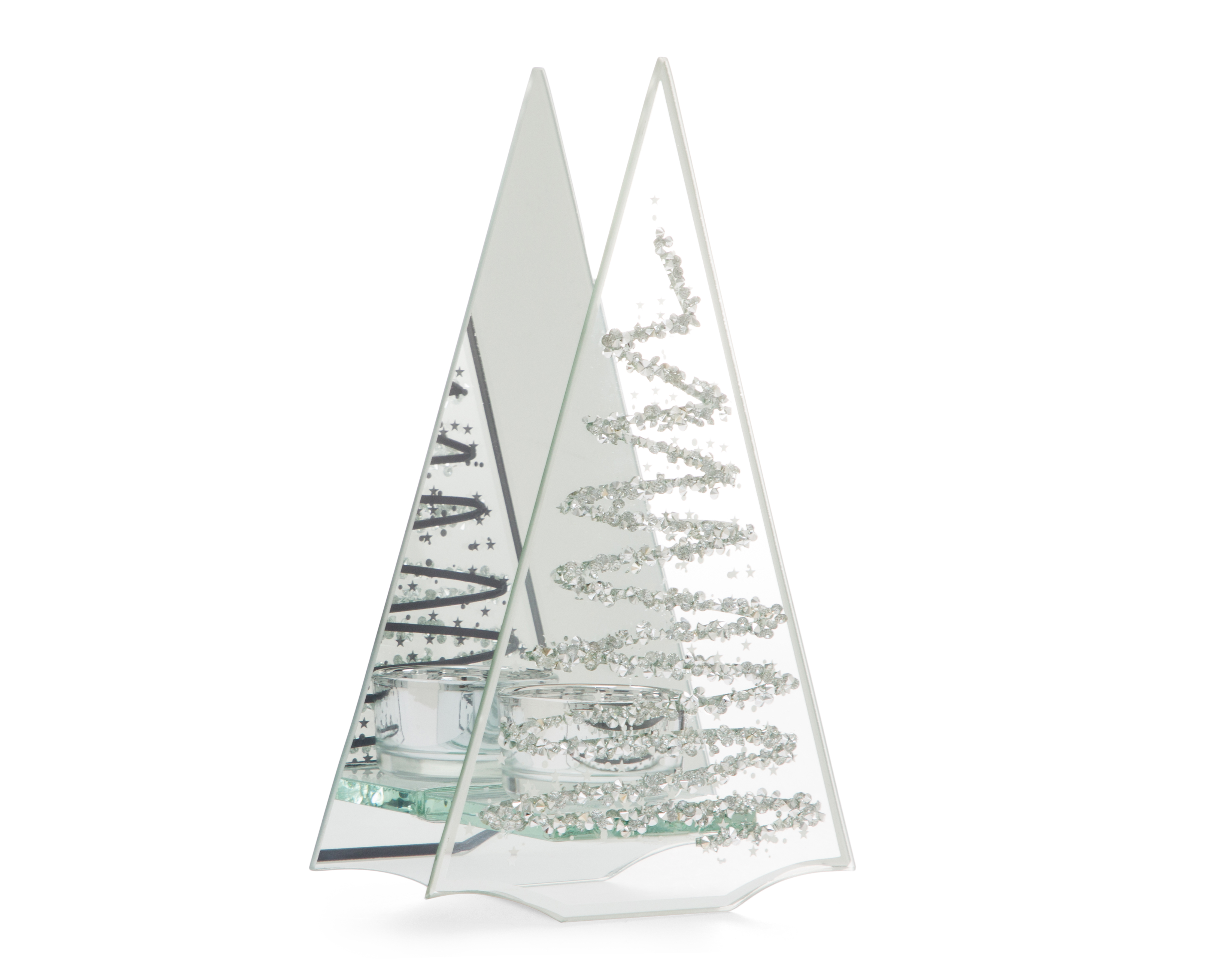 Foto 2 | Foto 2 | Portavela de Pino Navideño Centropino de Cristal