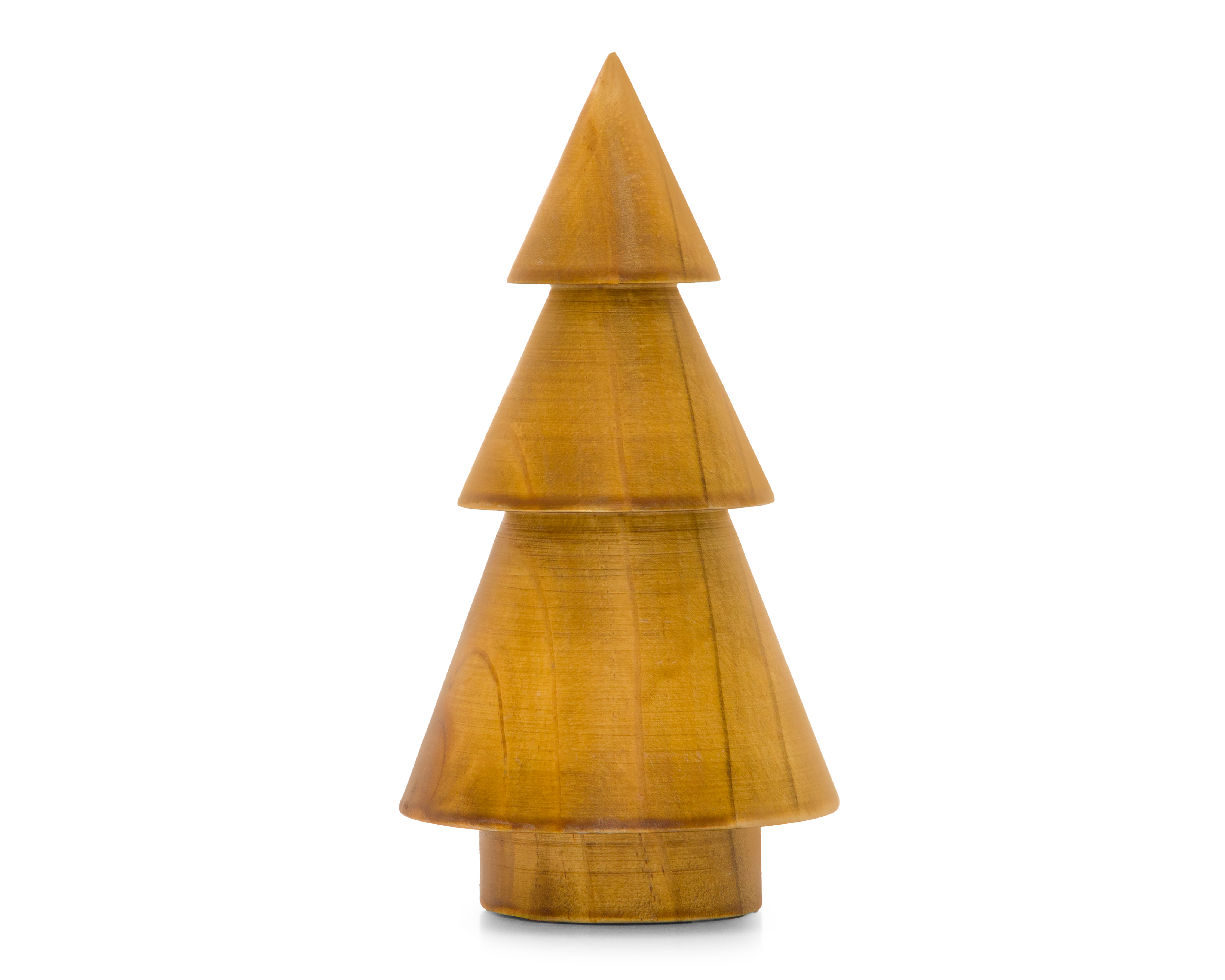 Figura Decorativa Pino de Navidad Rústico de Madera