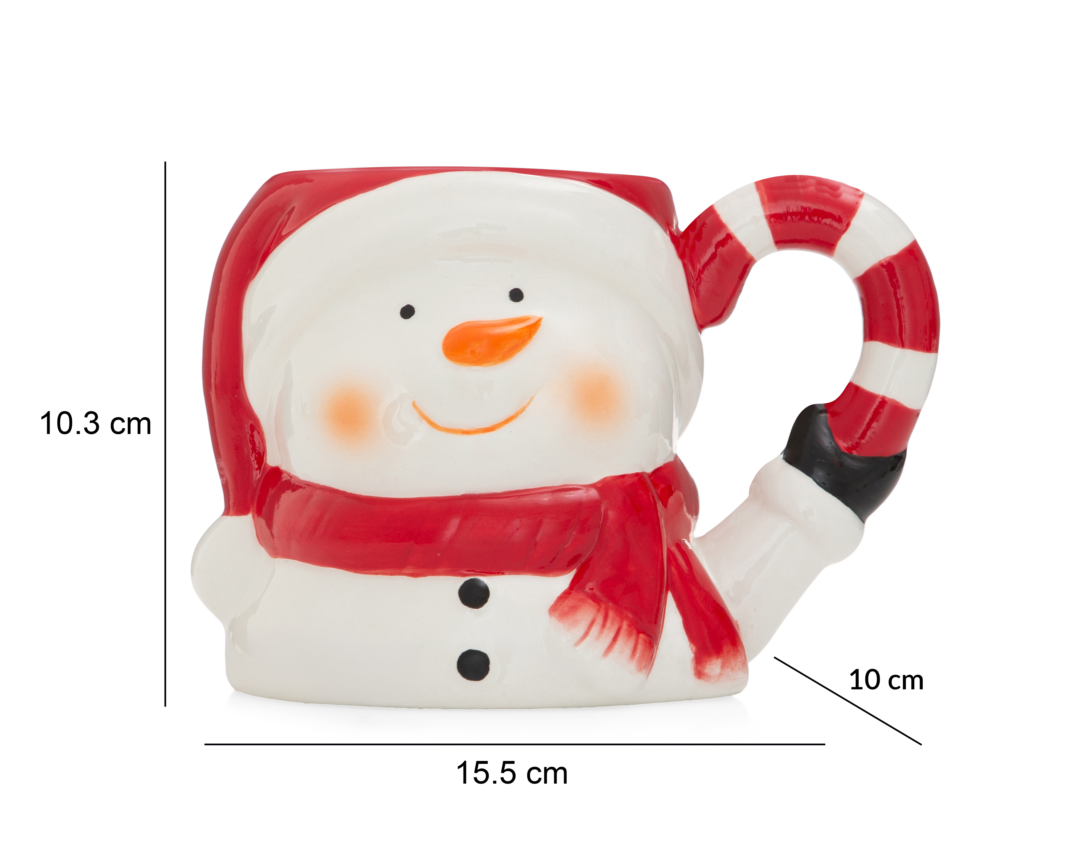 Foto 5 pulgar | Foto 4 | Taza de Cerámica Starhaus 450 ml
