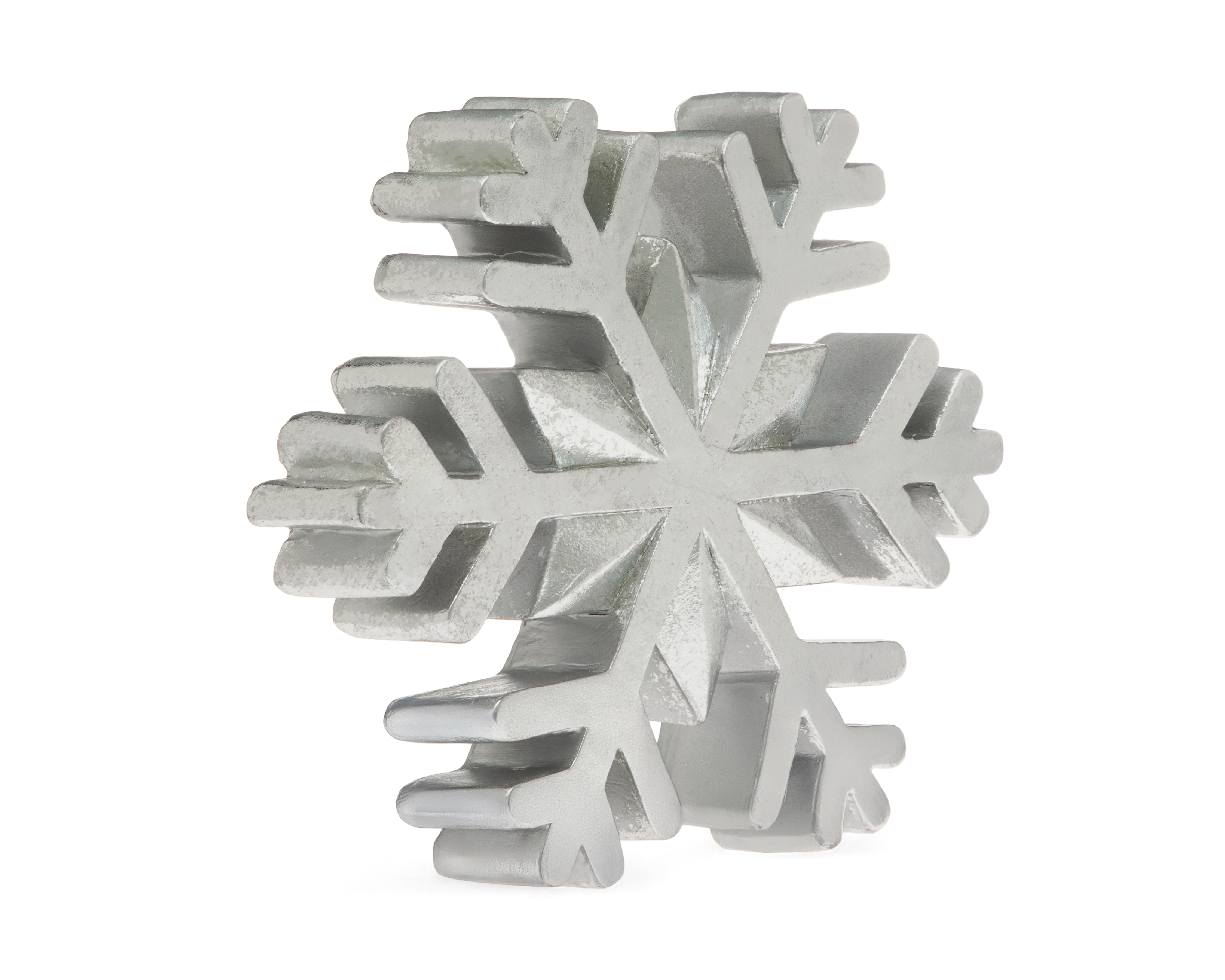 Figura Decorativa Copo de Nieve de Navidad Silvy Flake de Resina