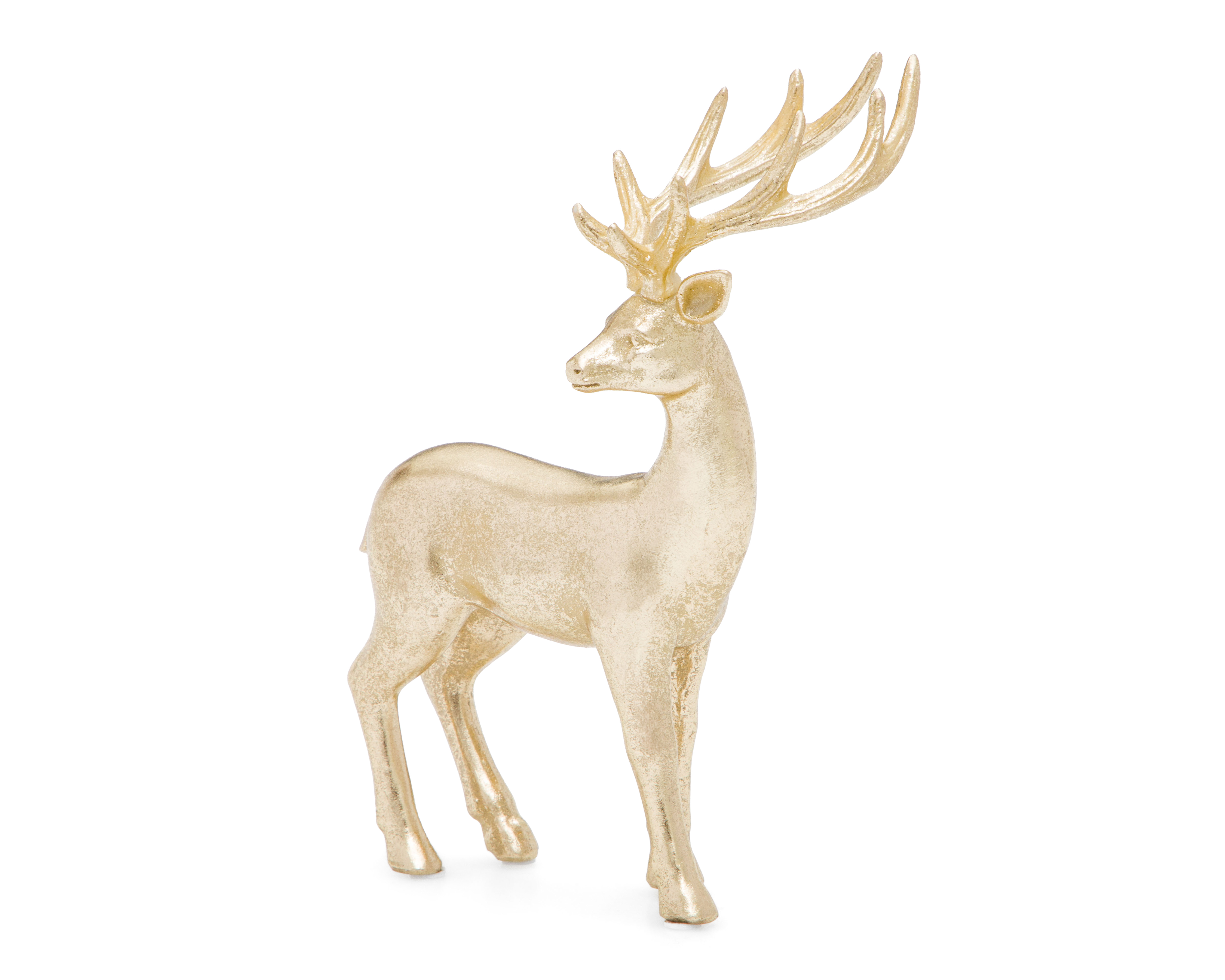Figura Decorativa de Navidad Reno Dasher de Resina