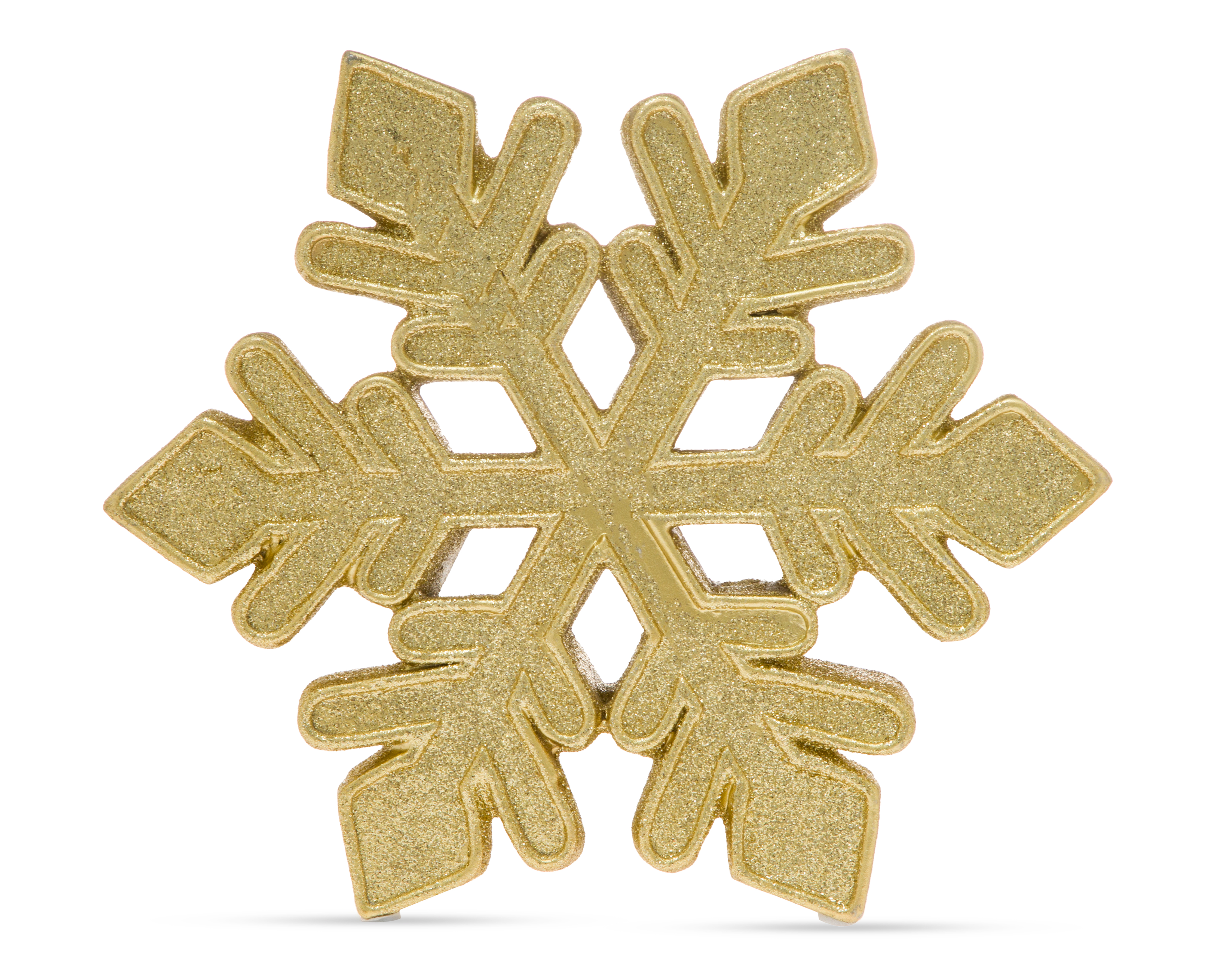 Foto 3 | Foto 3 | Figura Decorativa Copo de Nieve de Navidad Oro Flake de Resina