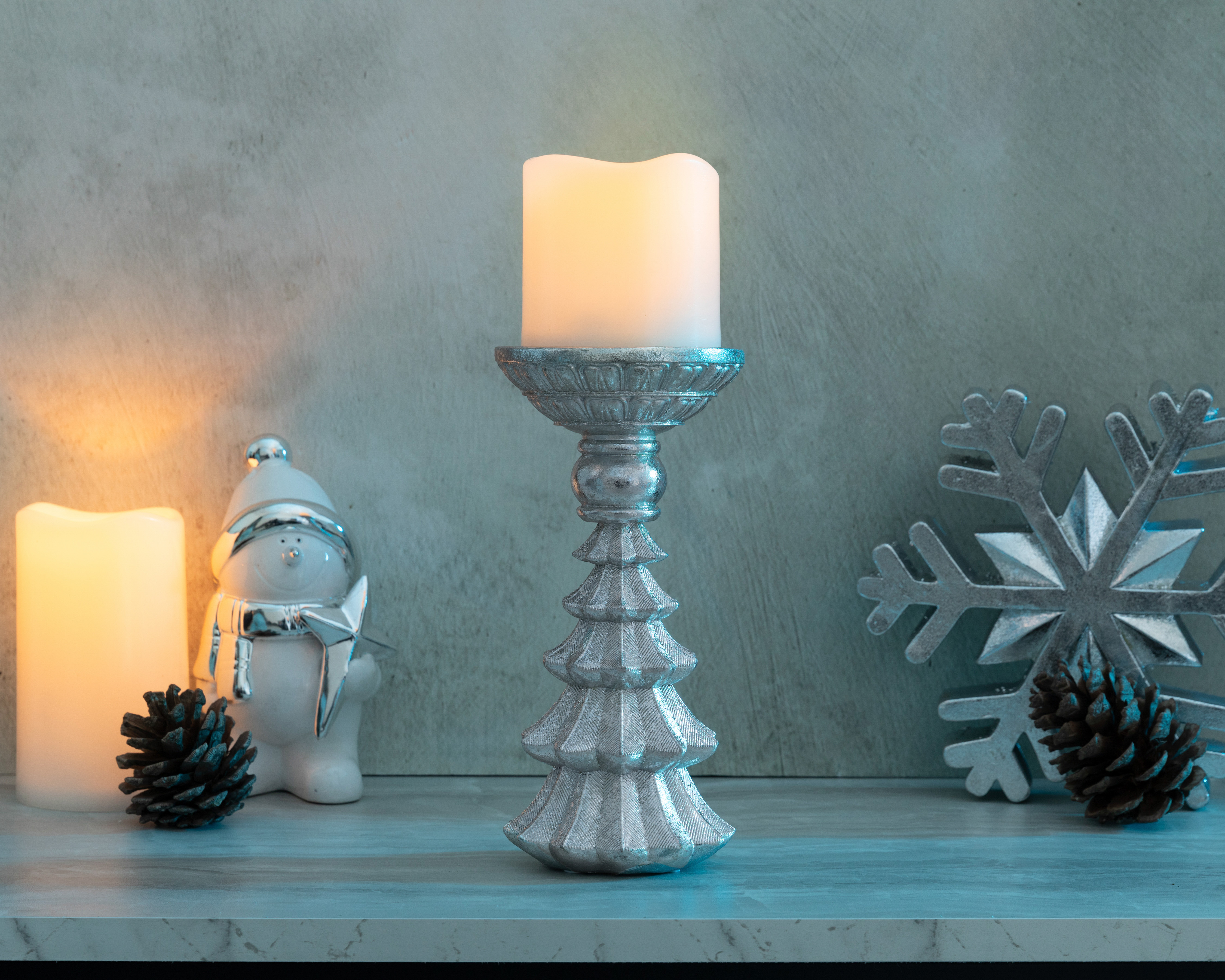 Foto 5 | Foto 5 | Candelabro de Pino de Navidad Share Tree B de Resina