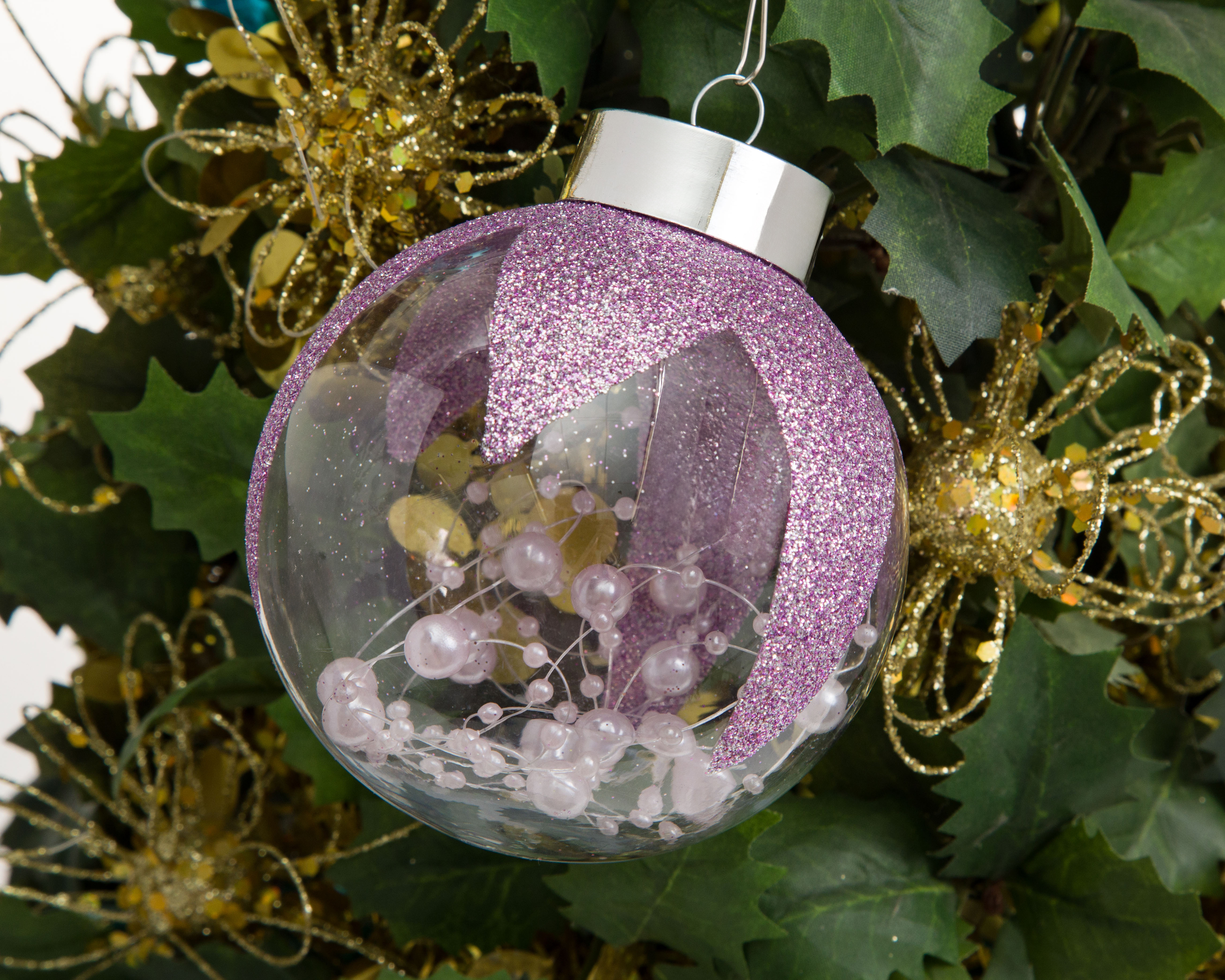 Foto 4 | Foto 4 | Esferas Navideñas Pinky 6 Piezas