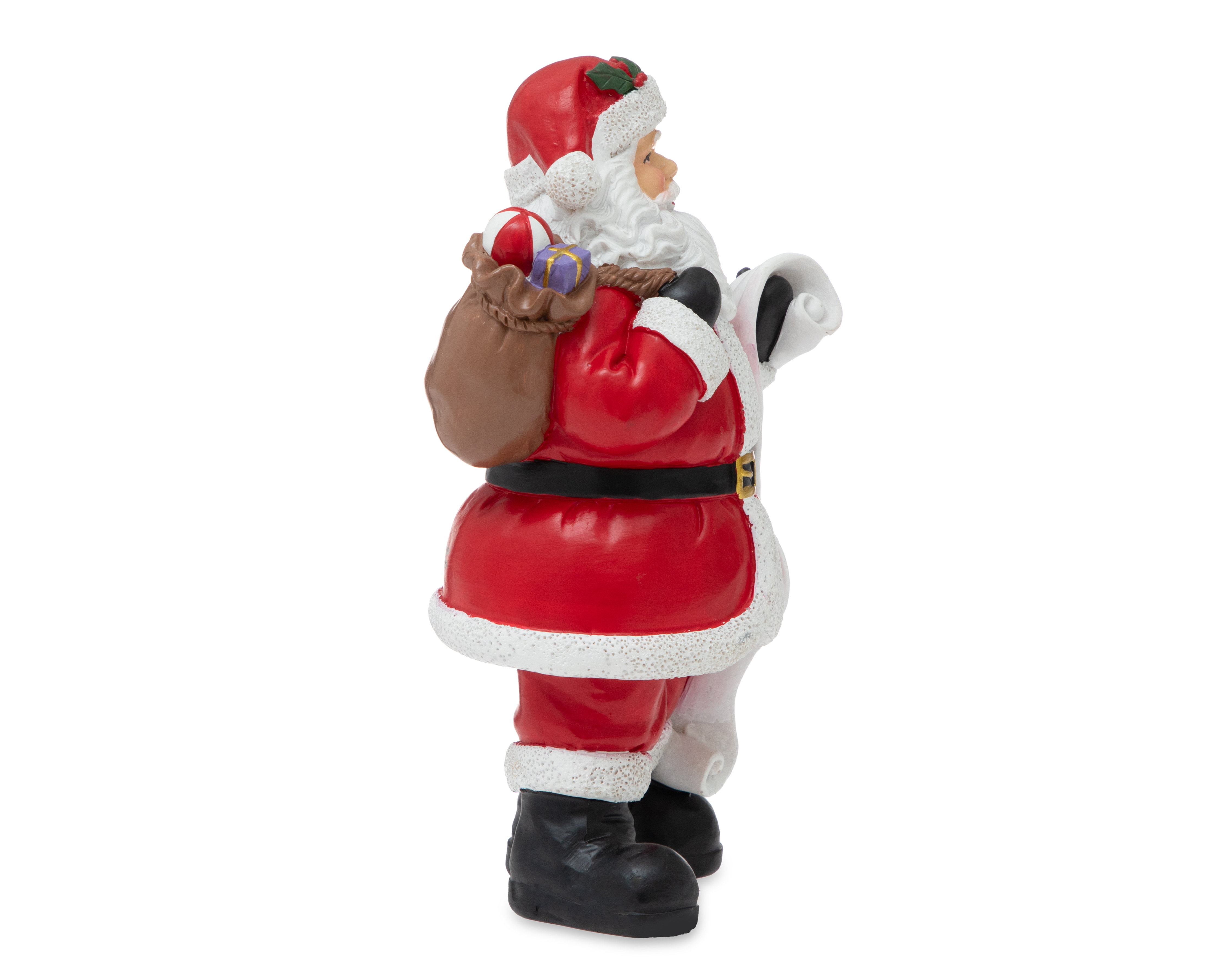 Foto 3 pulgar | Foto 2 | Figura Decorativa Santa Claus de Navidad Morralito de Resina