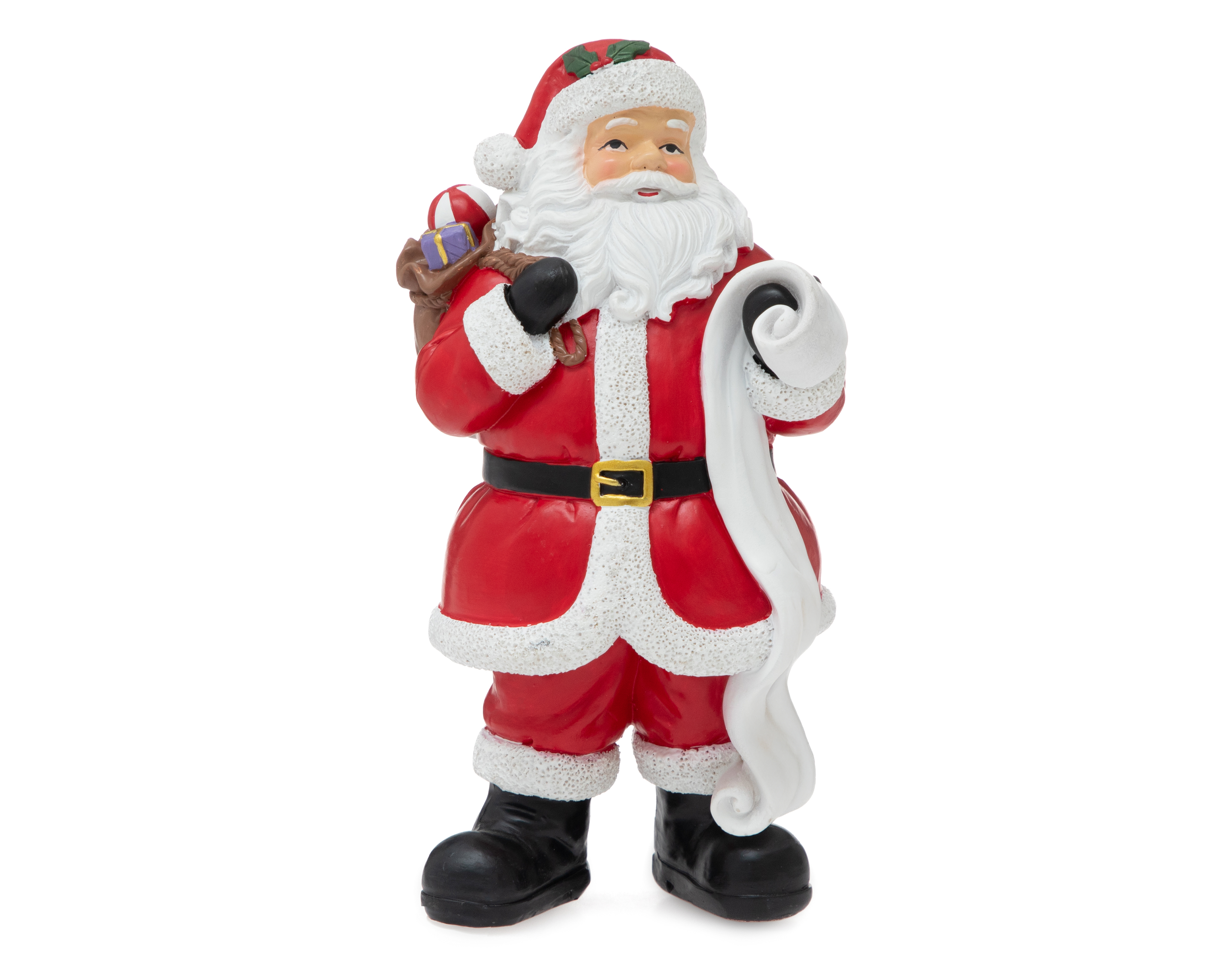 Foto 4 pulgar | Foto 3 | Figura Decorativa Santa Claus de Navidad Morralito de Resina