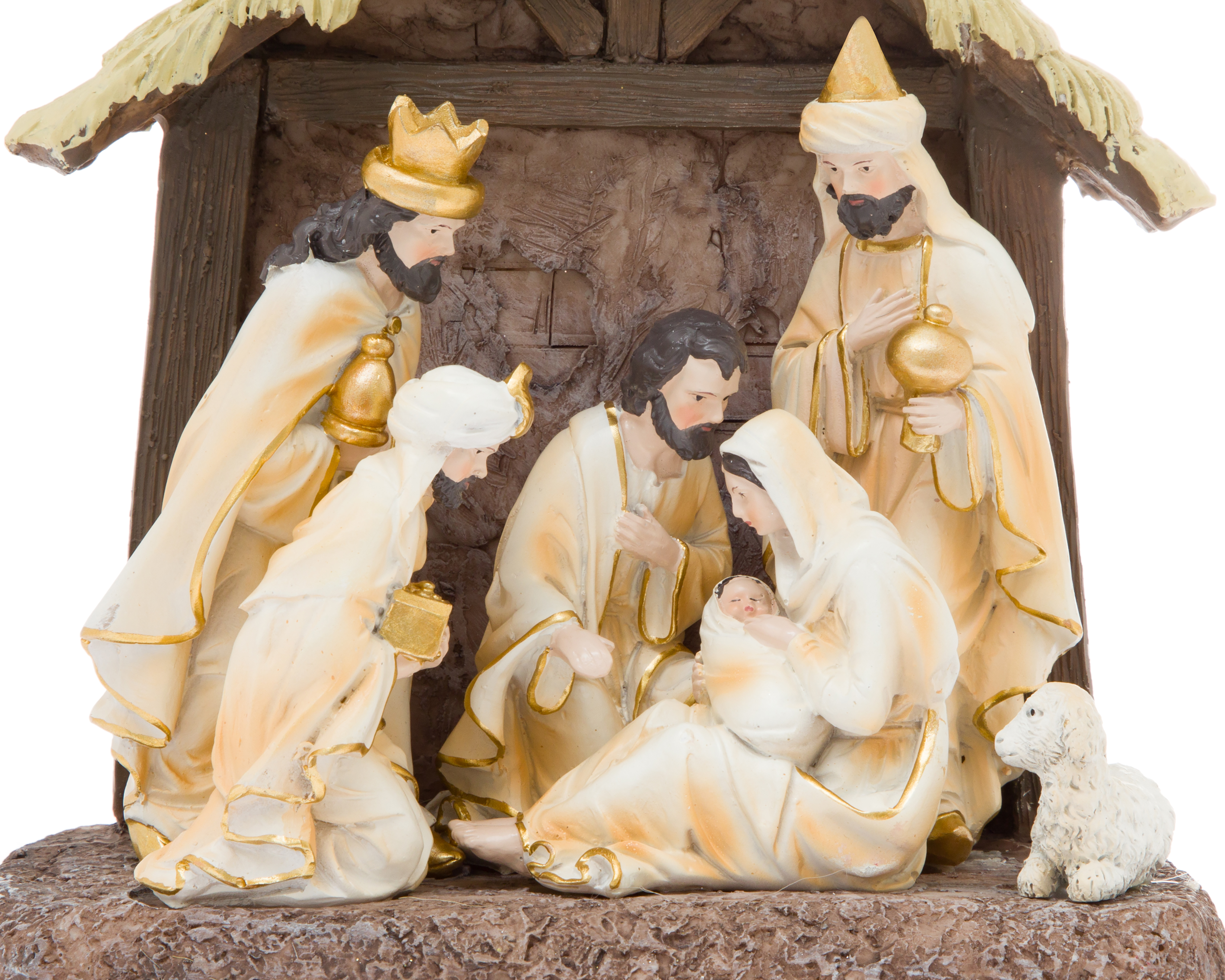 Foto 4 | Foto 4 | Escultura Decorativa de Navidad Nacimiento de Poliresina
