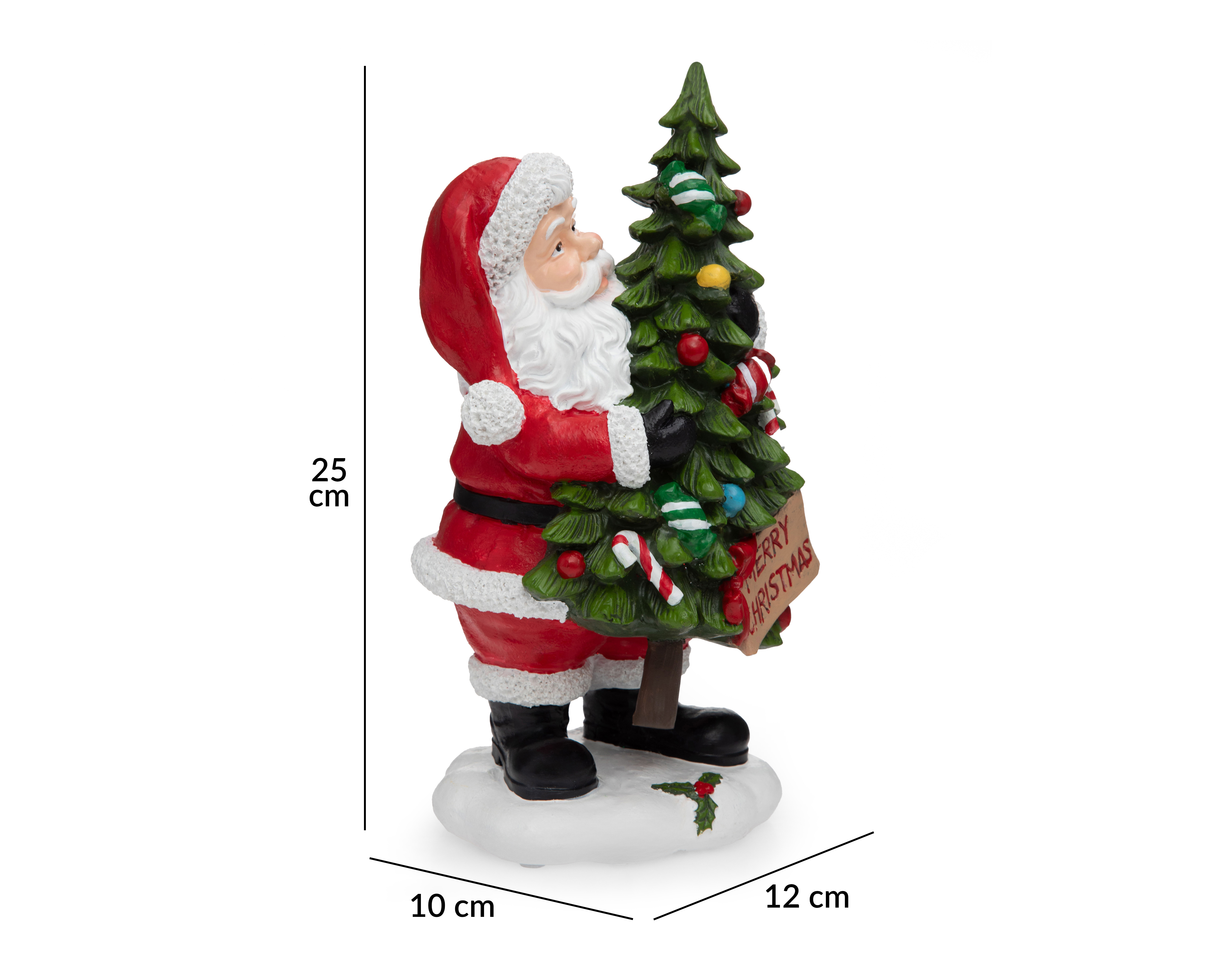 Foto 6 | Foto 6 | Figura de Papá Noel de Navidad Noelo de Resina