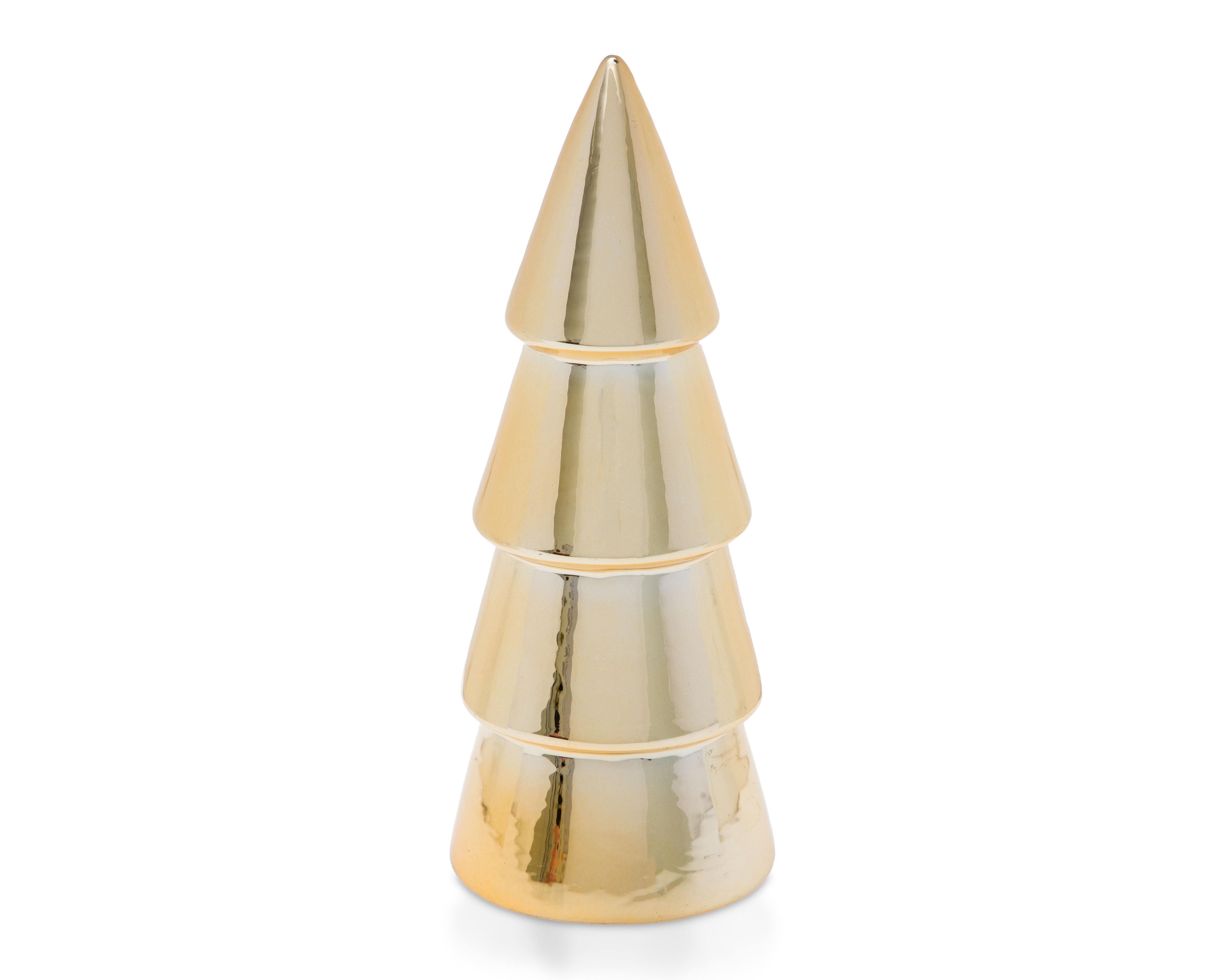 Foto 2 pulgar | Foto 1 | Figura Decorativa Pino de Navidad Golden Pine de Cerámica