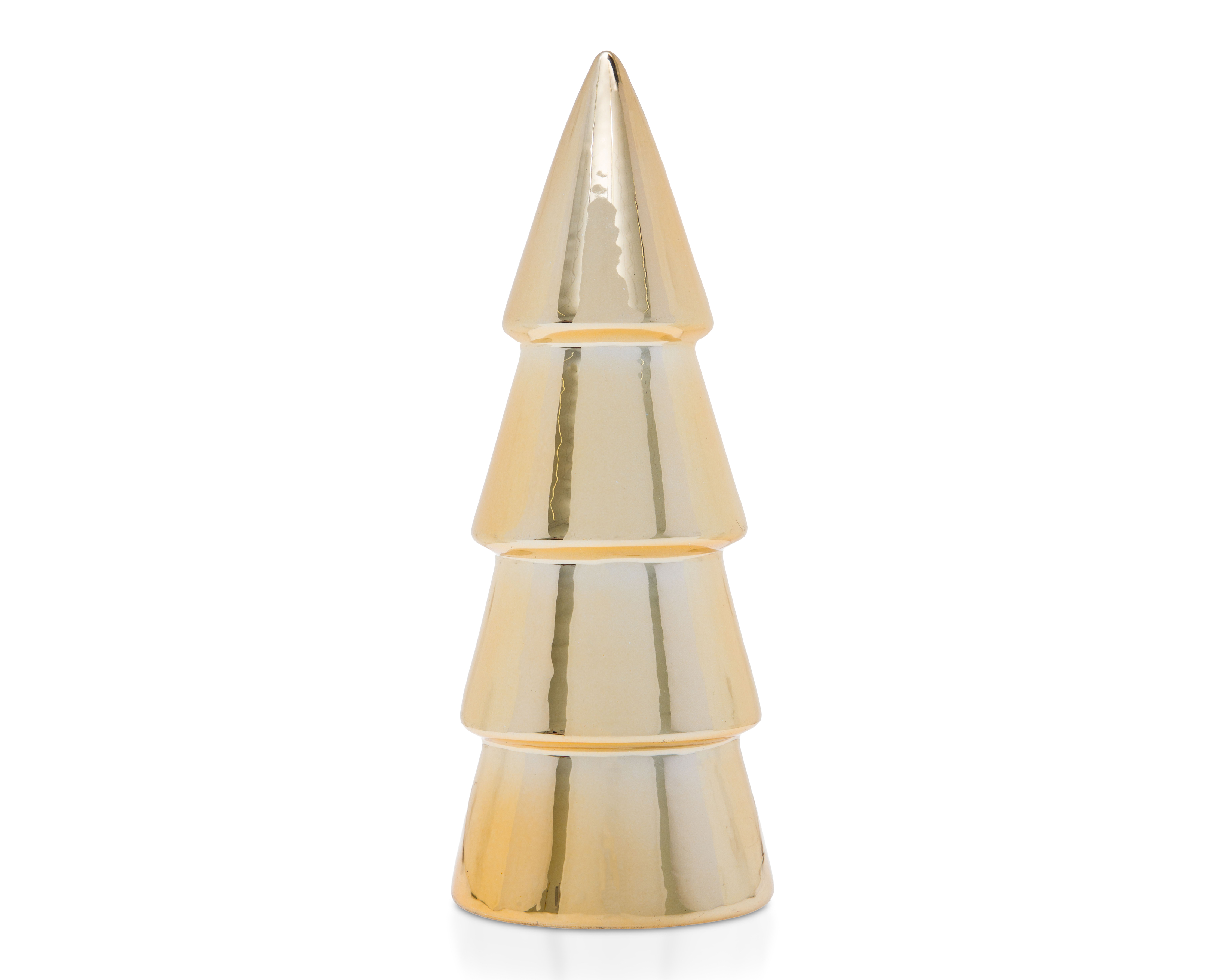 Foto 3 pulgar | Foto 2 | Figura Decorativa Pino de Navidad Golden Pine de Cerámica