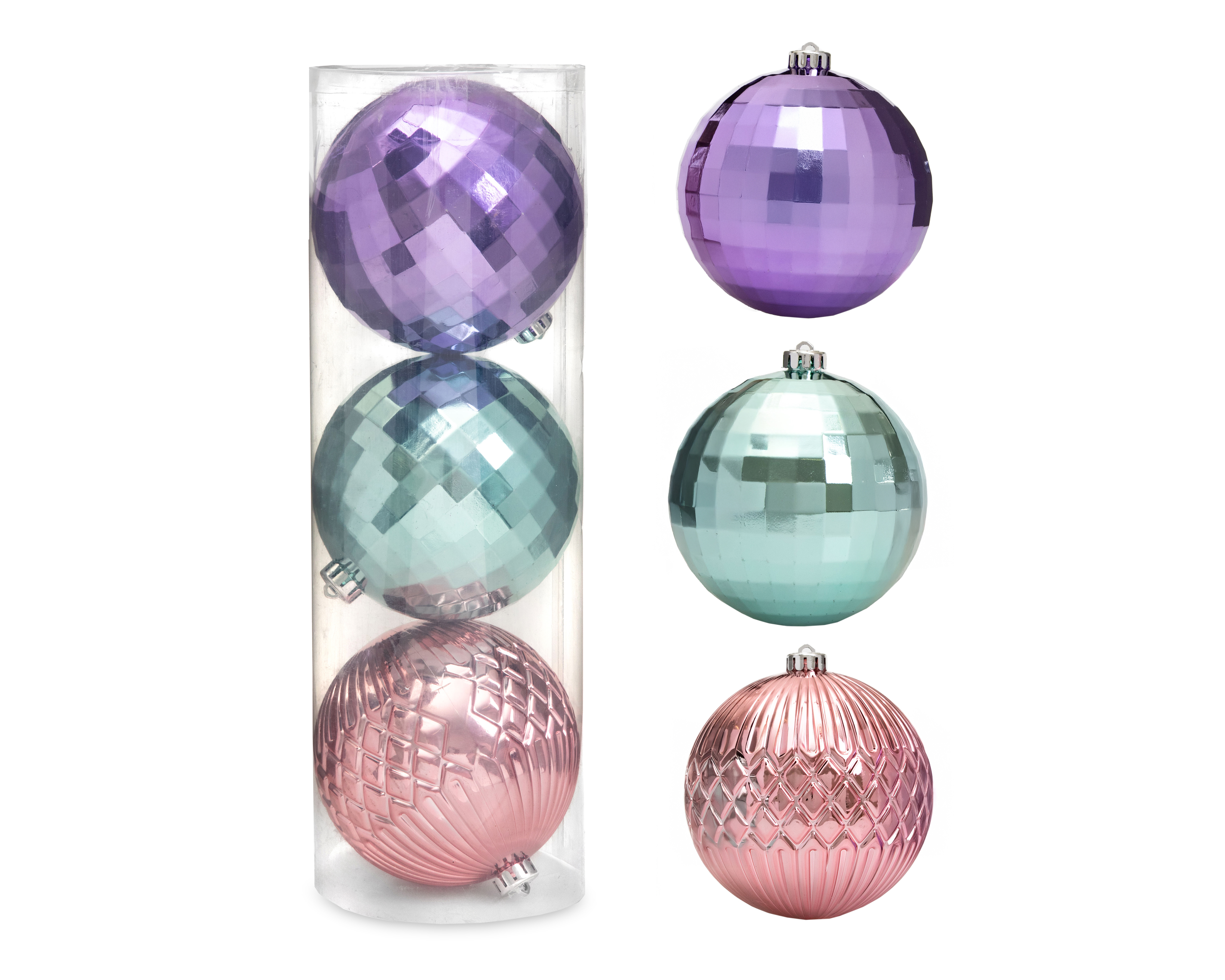 Esferas Navideñas Carols 3 Piezas