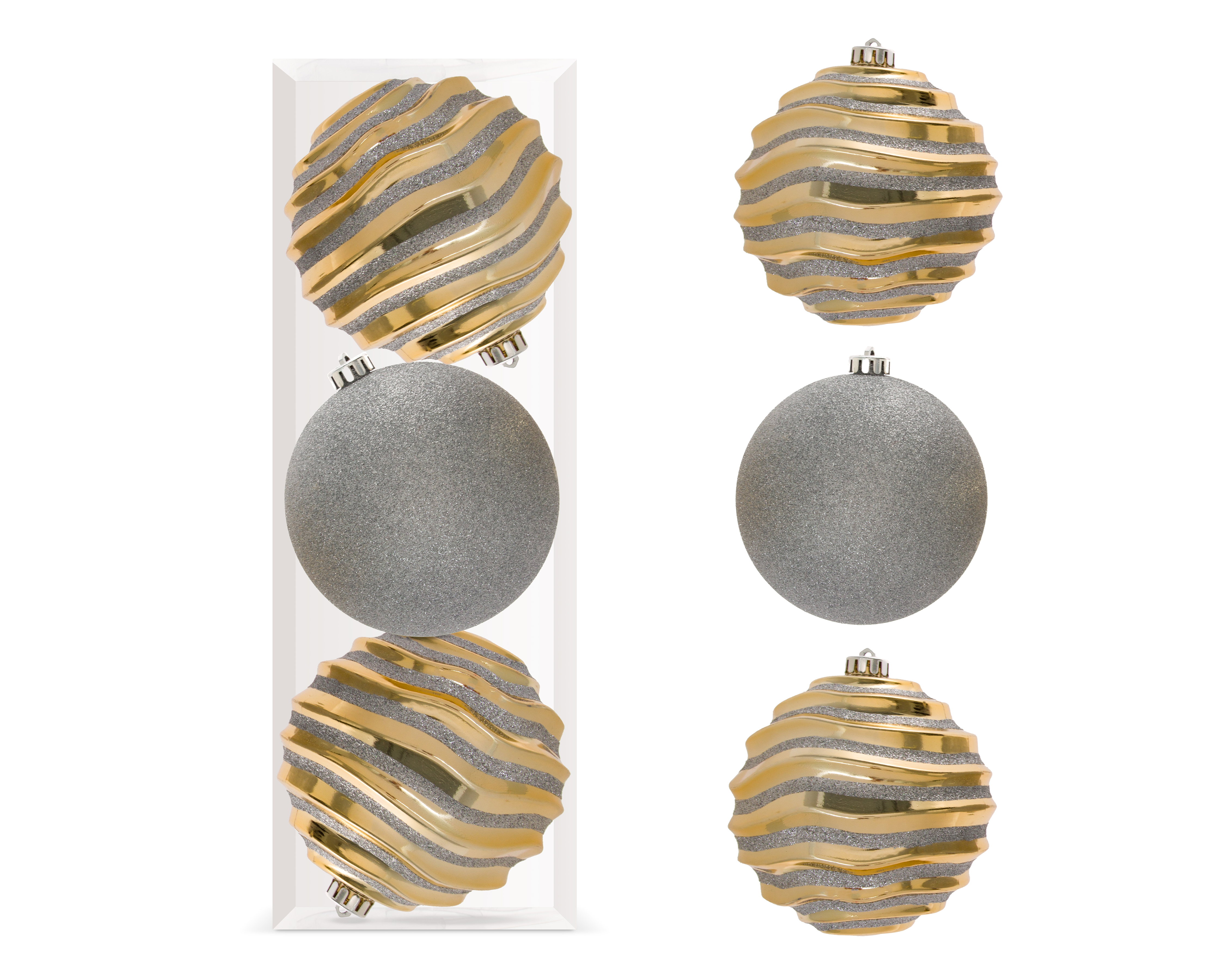 Esferas Navideñas Yuly 3 Piezas