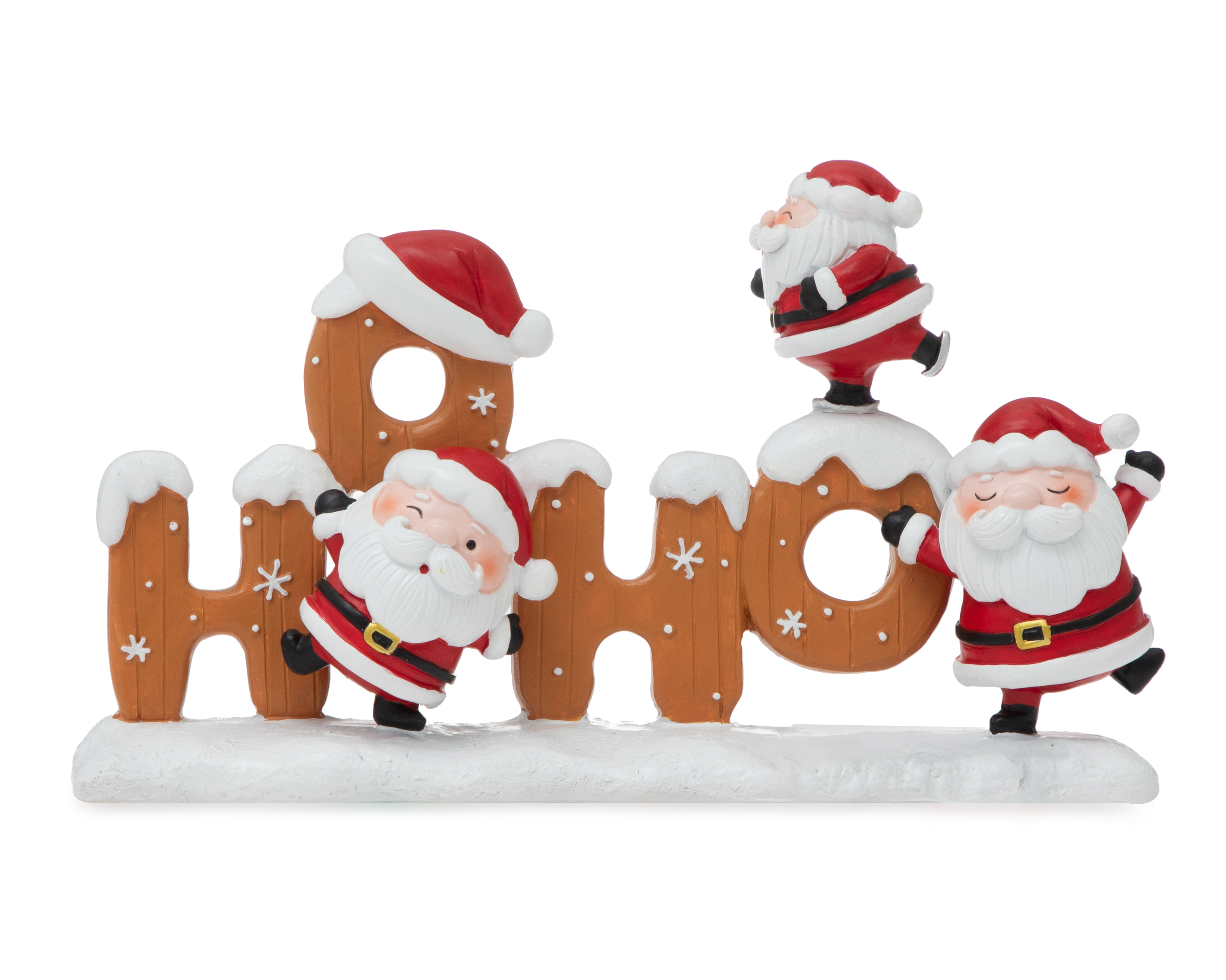 Foto 4 pulgar | Foto 3 | Letrero Decorativo de Navidad HO-HO de Cerámica