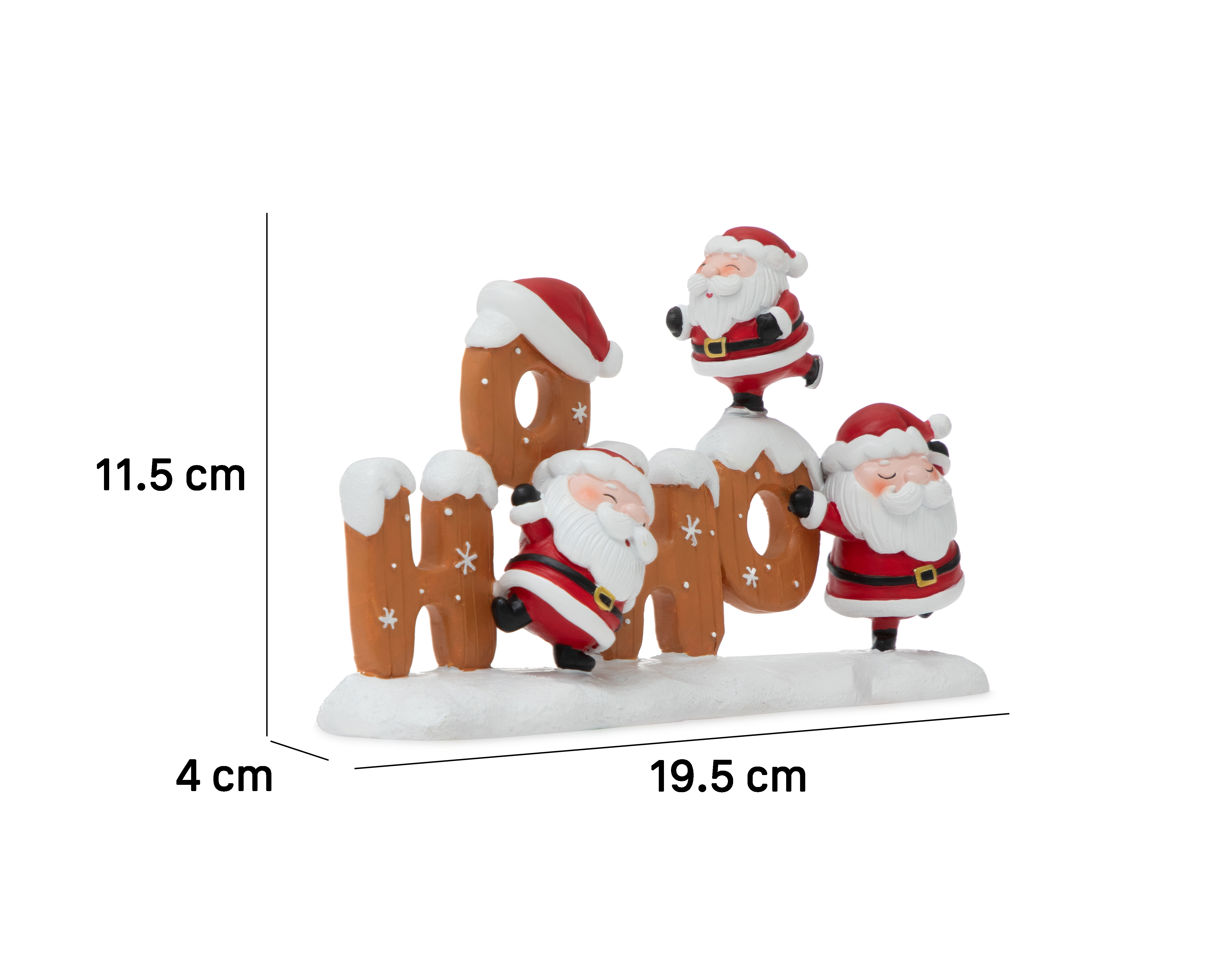 Foto 6 | Foto 6 | Letrero Decorativo de Navidad HO-HO de Cerámica