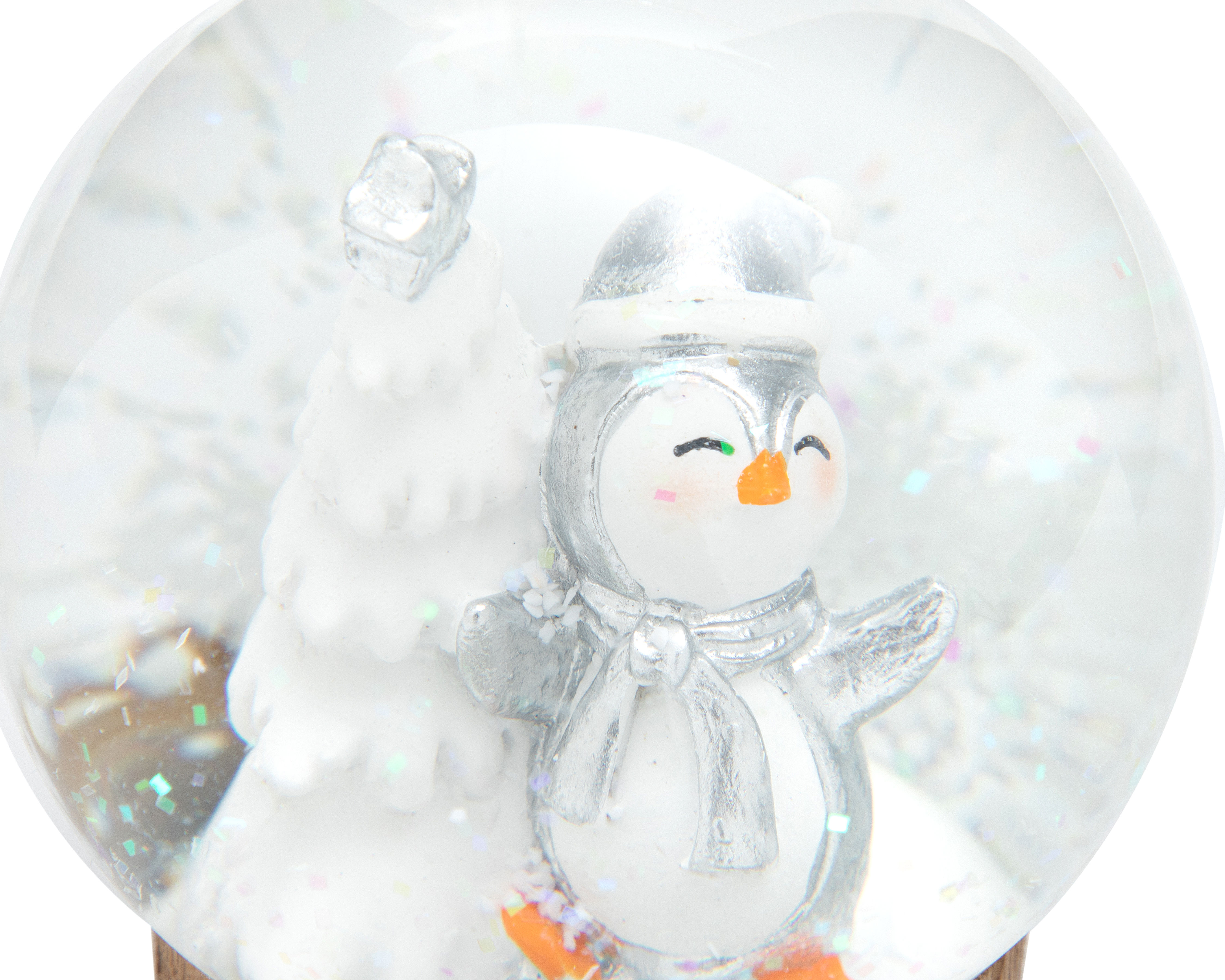 Foto 4 pulgar | Foto 3 | Esfera de Nieve de Navidad Bliz de Resina